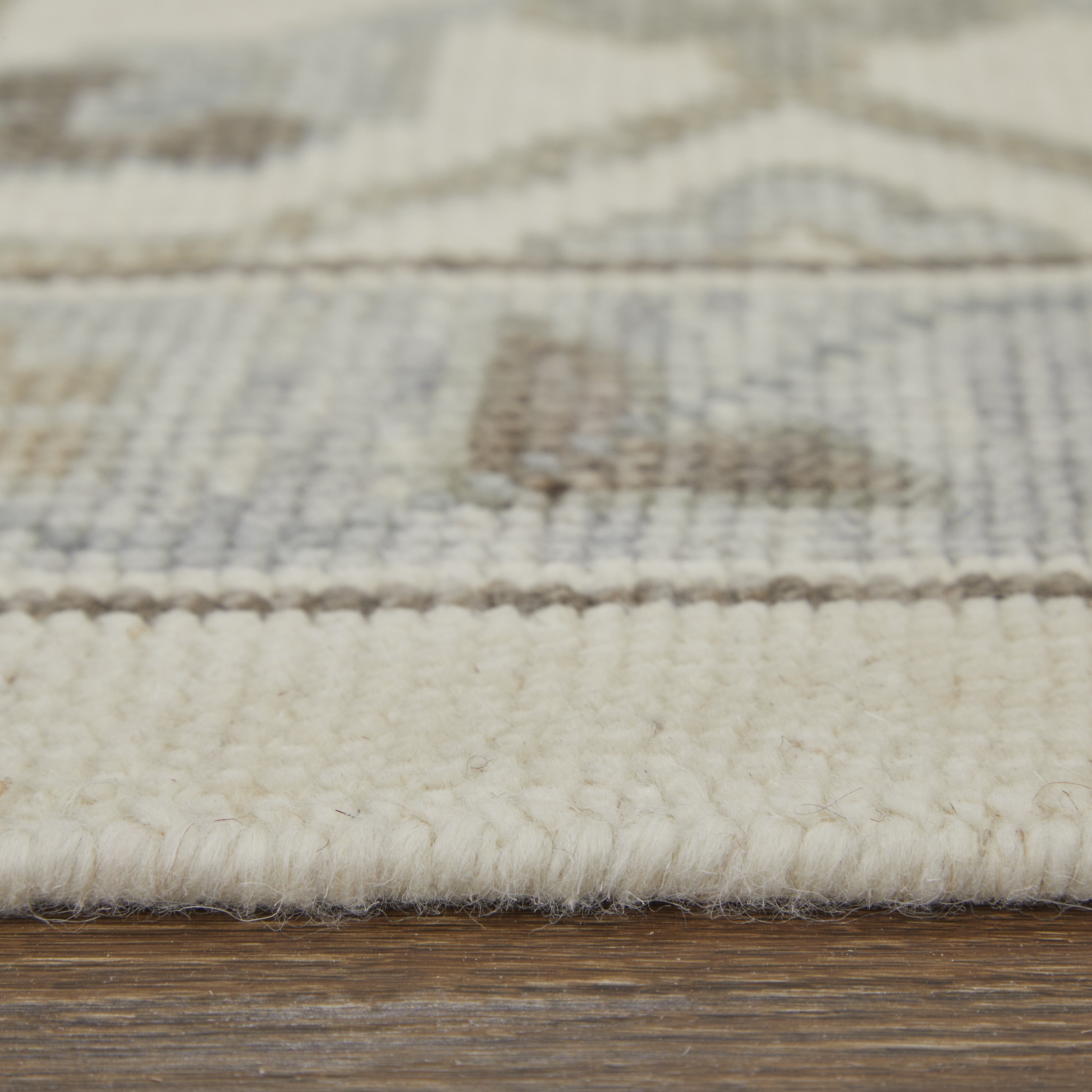 Karina Transitional Floral & Botanical - Ivory/Gray/Brown Area Rug