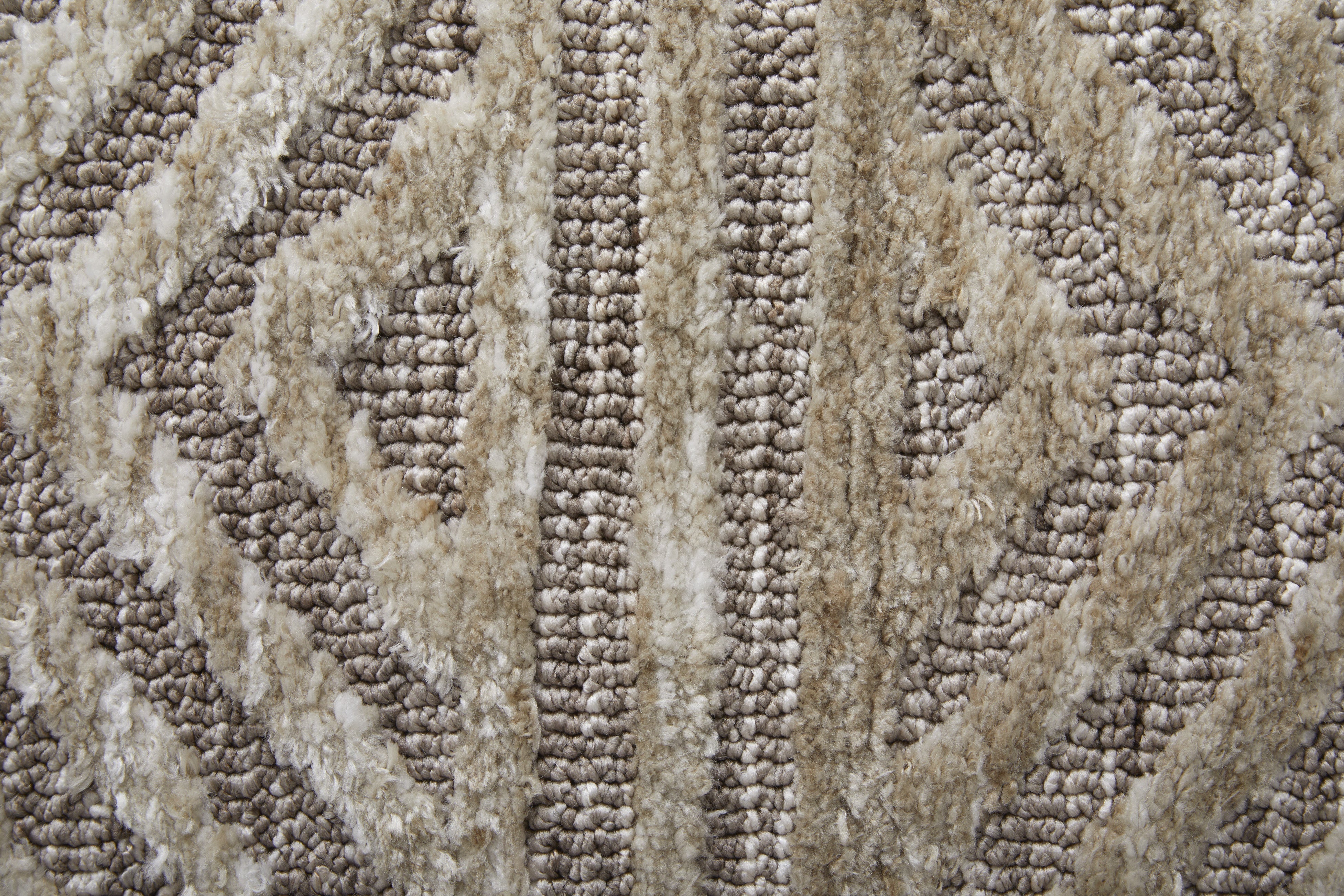 Colton Modern Geometric - Tan/Ivory/Brown Area Rug