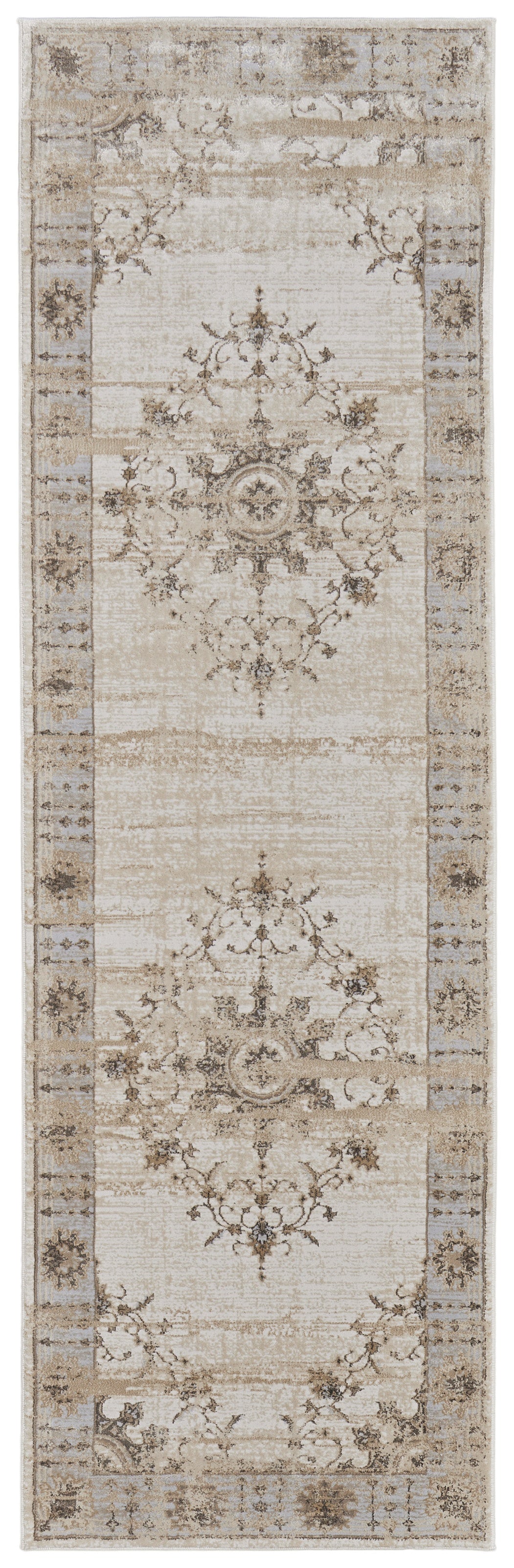 Celene Traditional Bordered - Tan/Brown/Gray Area Rug