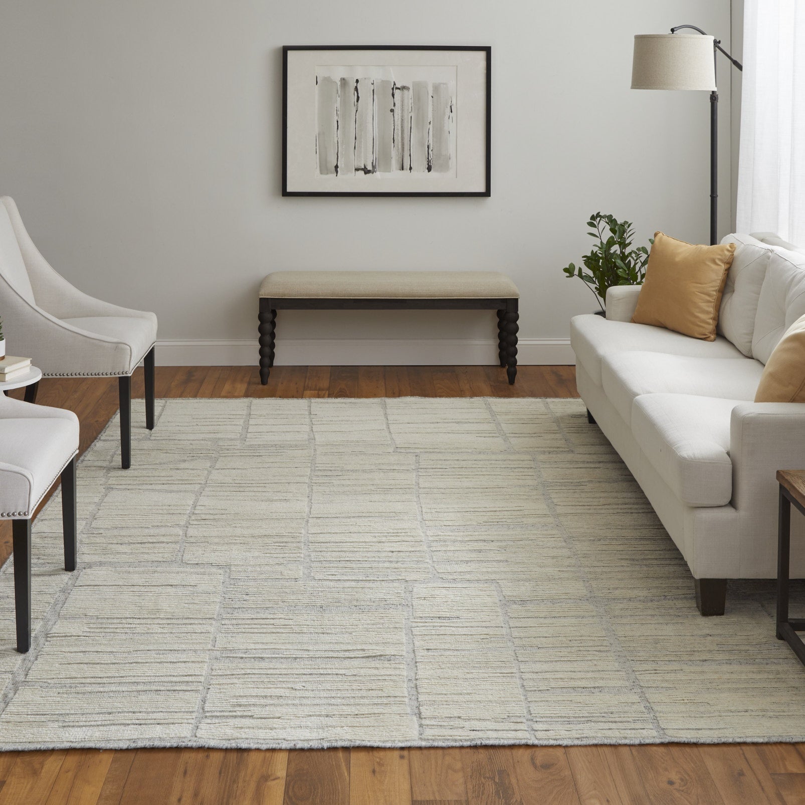 Bluff Modern Abstract - Ivory Area Rug