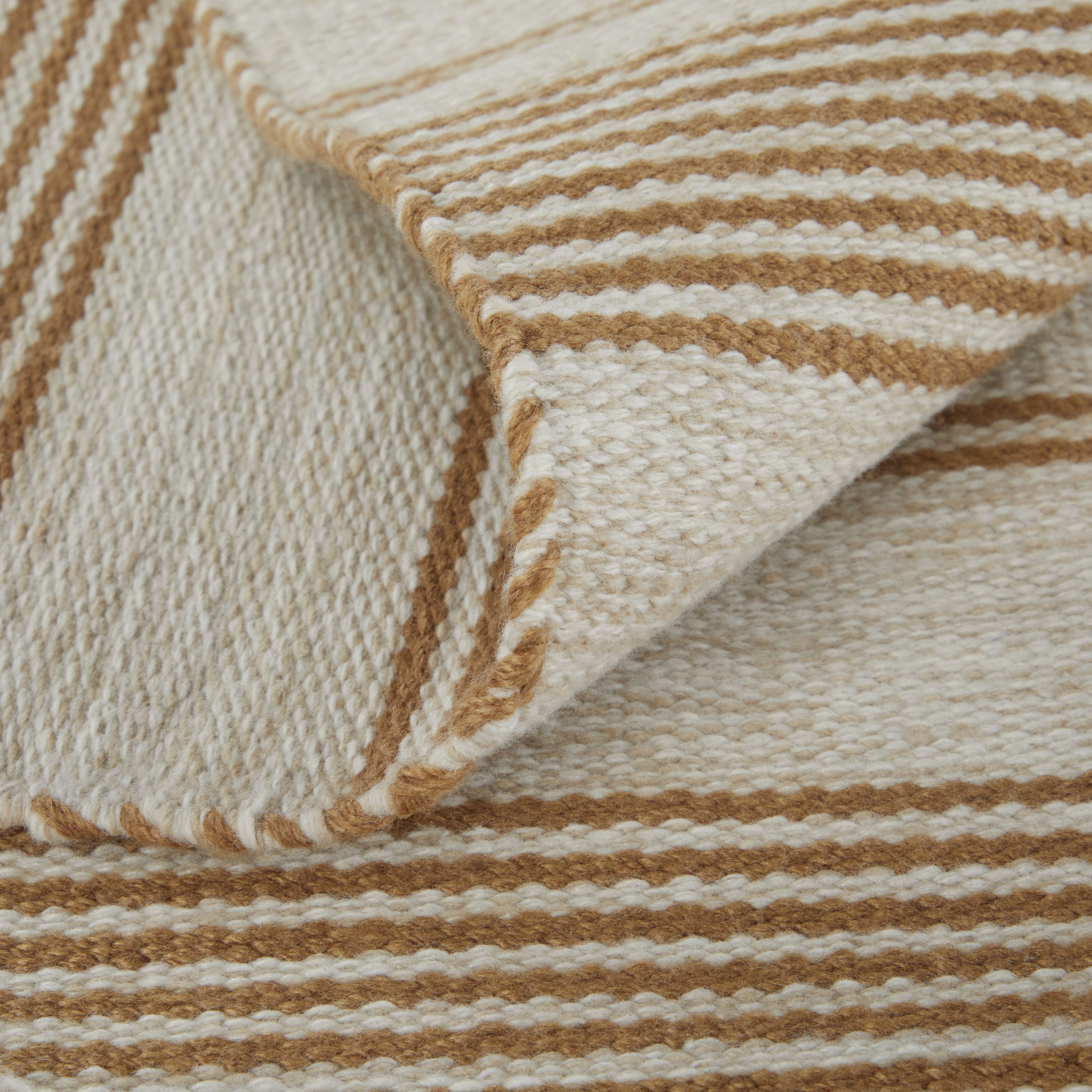 Duprine Transitional Stripes - Ivory/Taupe/Brown Area Rug