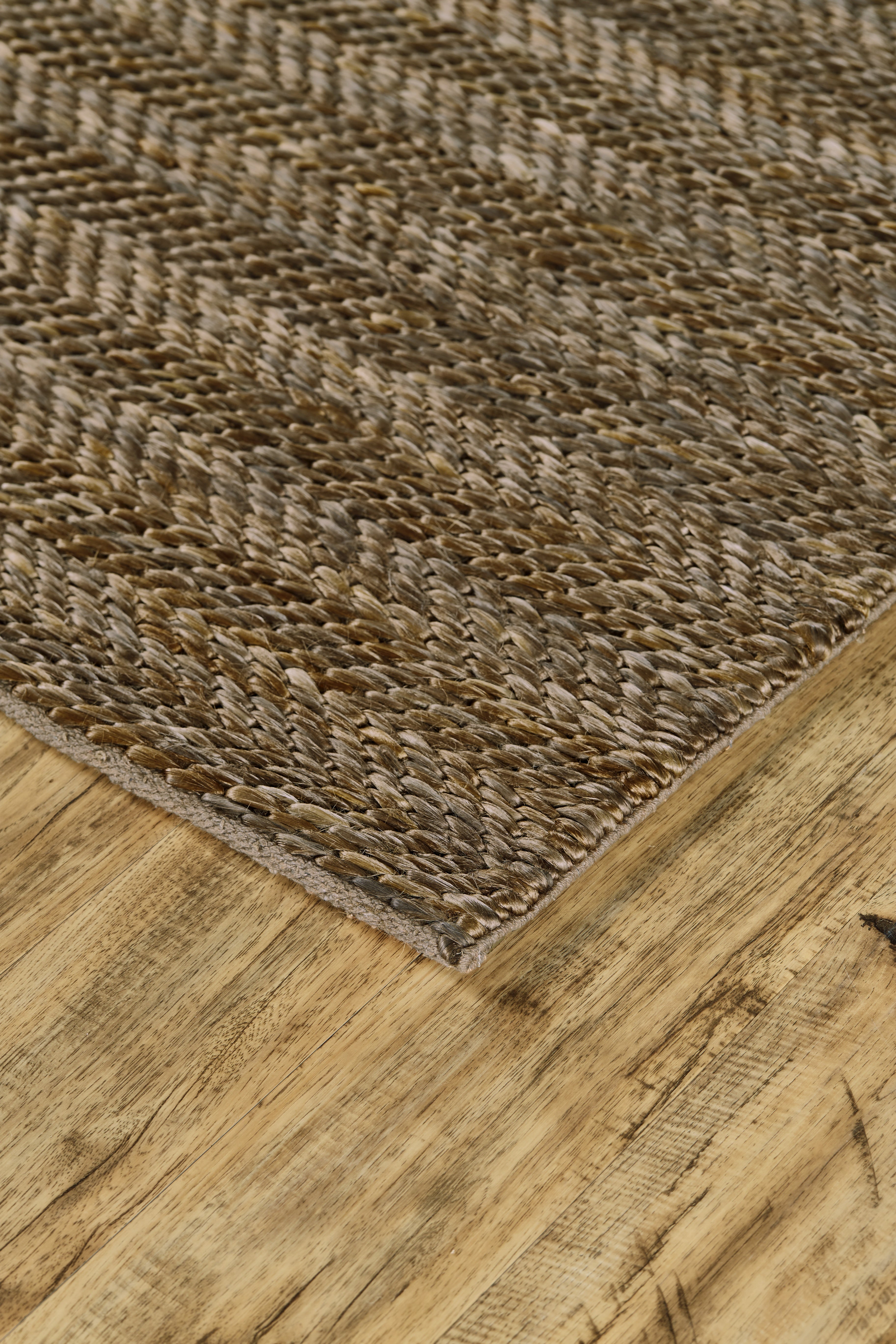 Kaelani Transitional Geometric - Brown/Gray