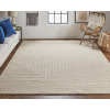 Fenner Transitional Geometric - Taupe/Ivory Area Rug