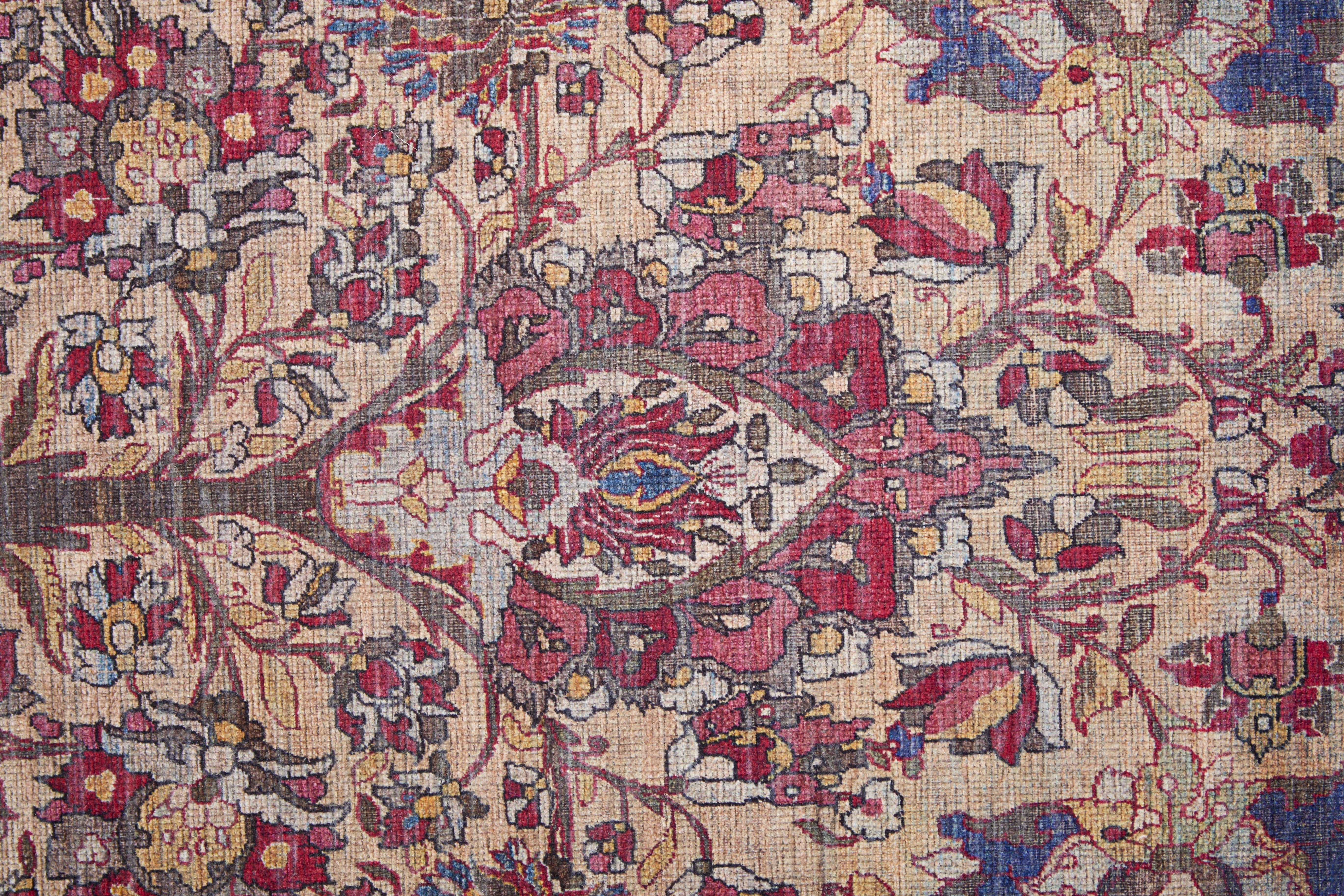 Rawlins Transitional Oriental - Red/Tan/Pink Area Rug