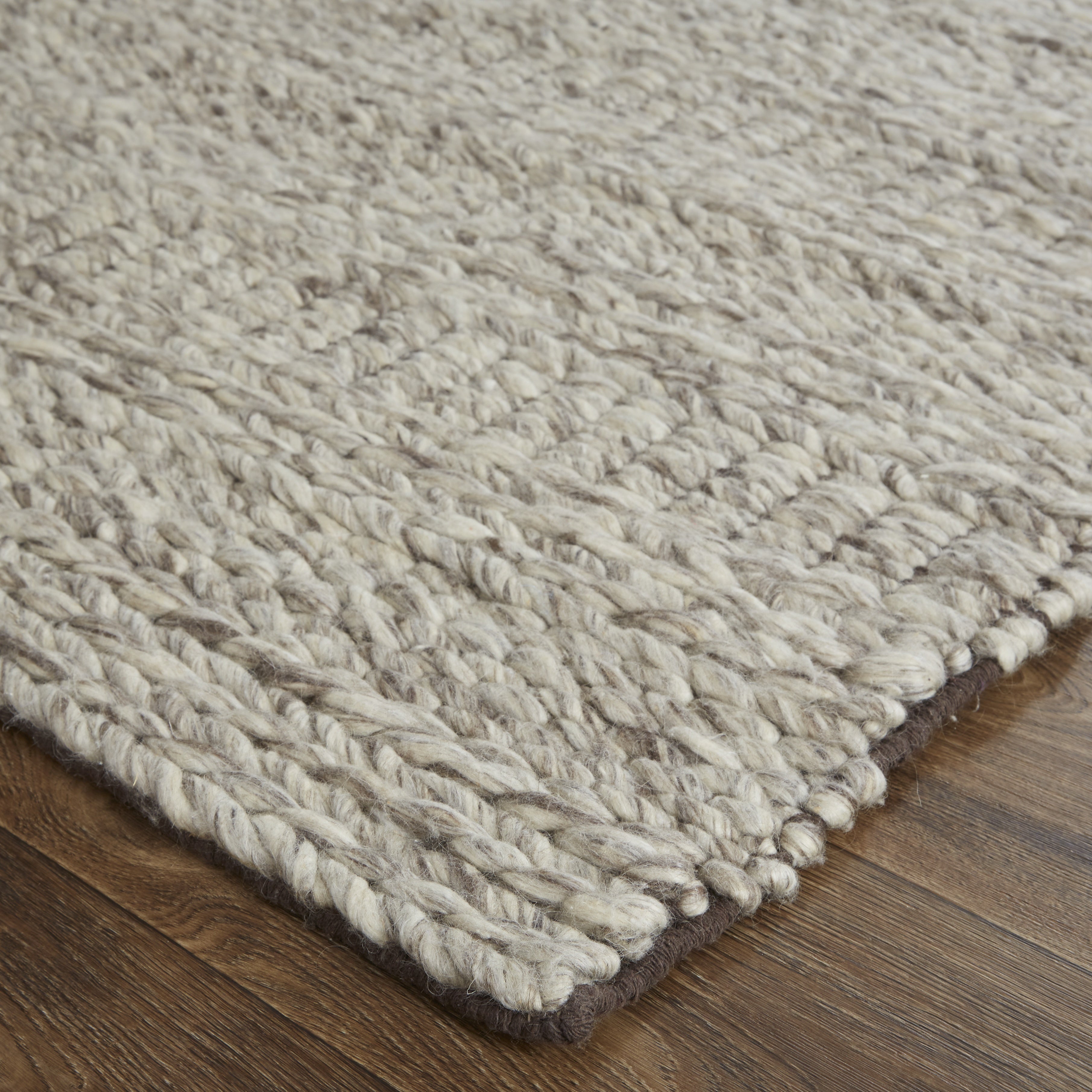 Berkeley Transitional Geometric - Ivory/Gray/Tan Area Rug
