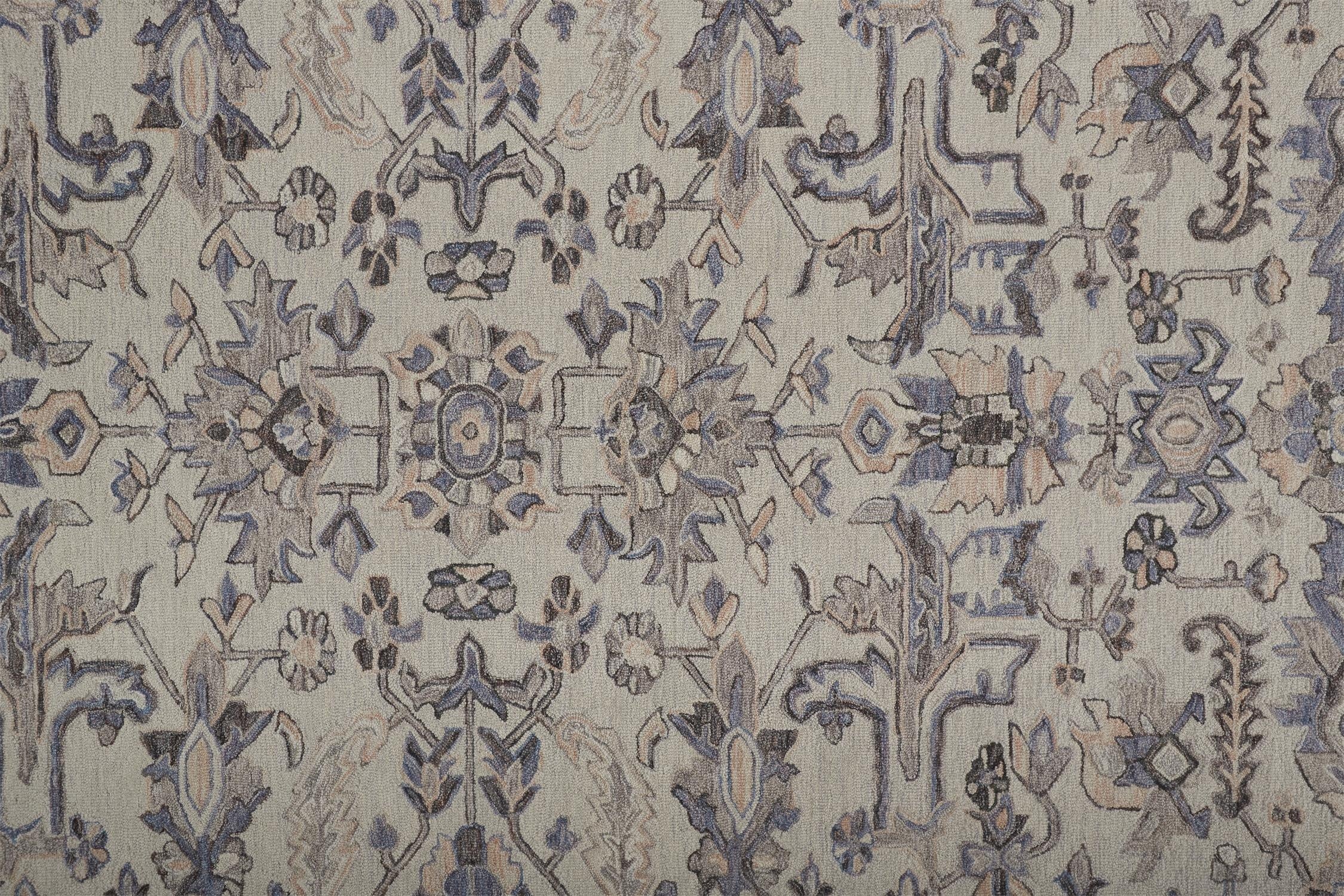 Fallon Traditional Oriental - Ivory/Gray Area Rug