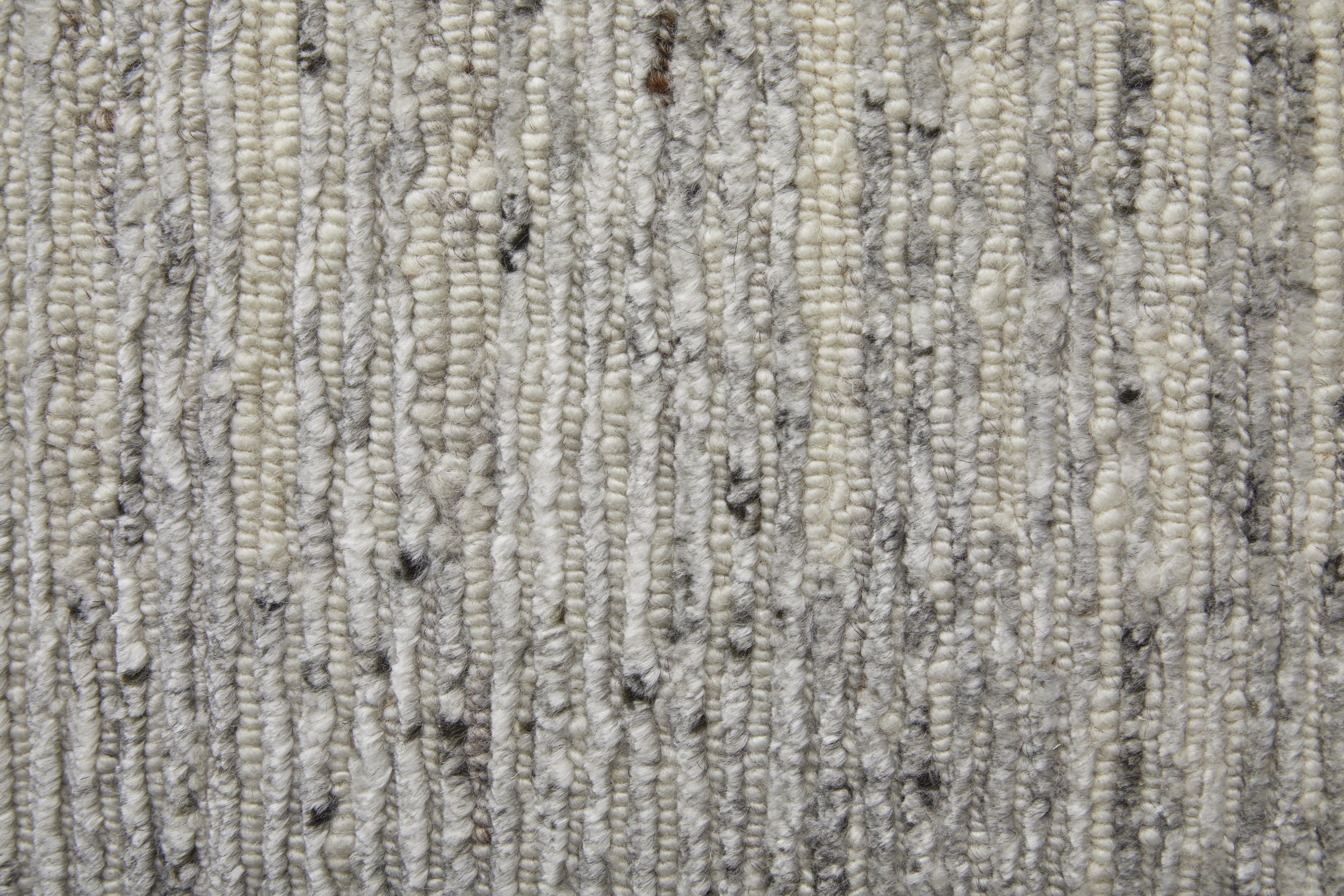 Brighton Modern Abstract - Ivory/Gray Area Rug