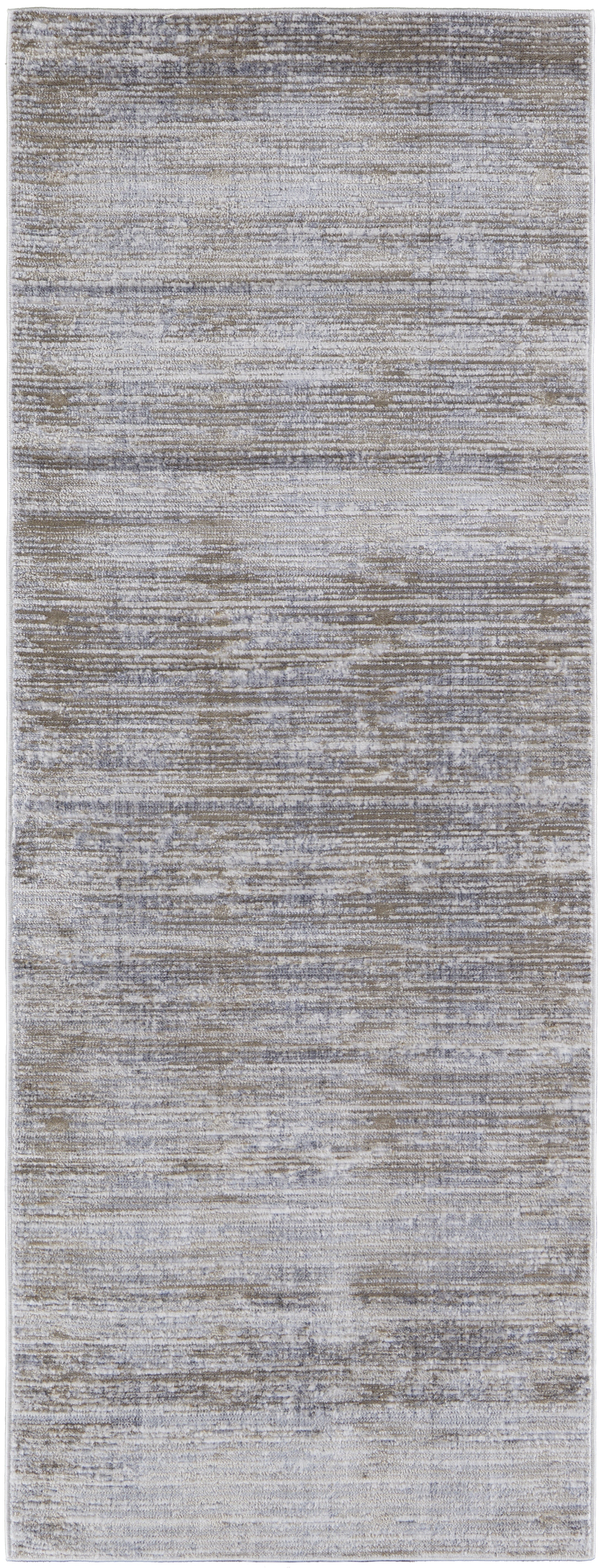 Laina Transitional Distressed - Taupe/Silver/Tan Area Rug