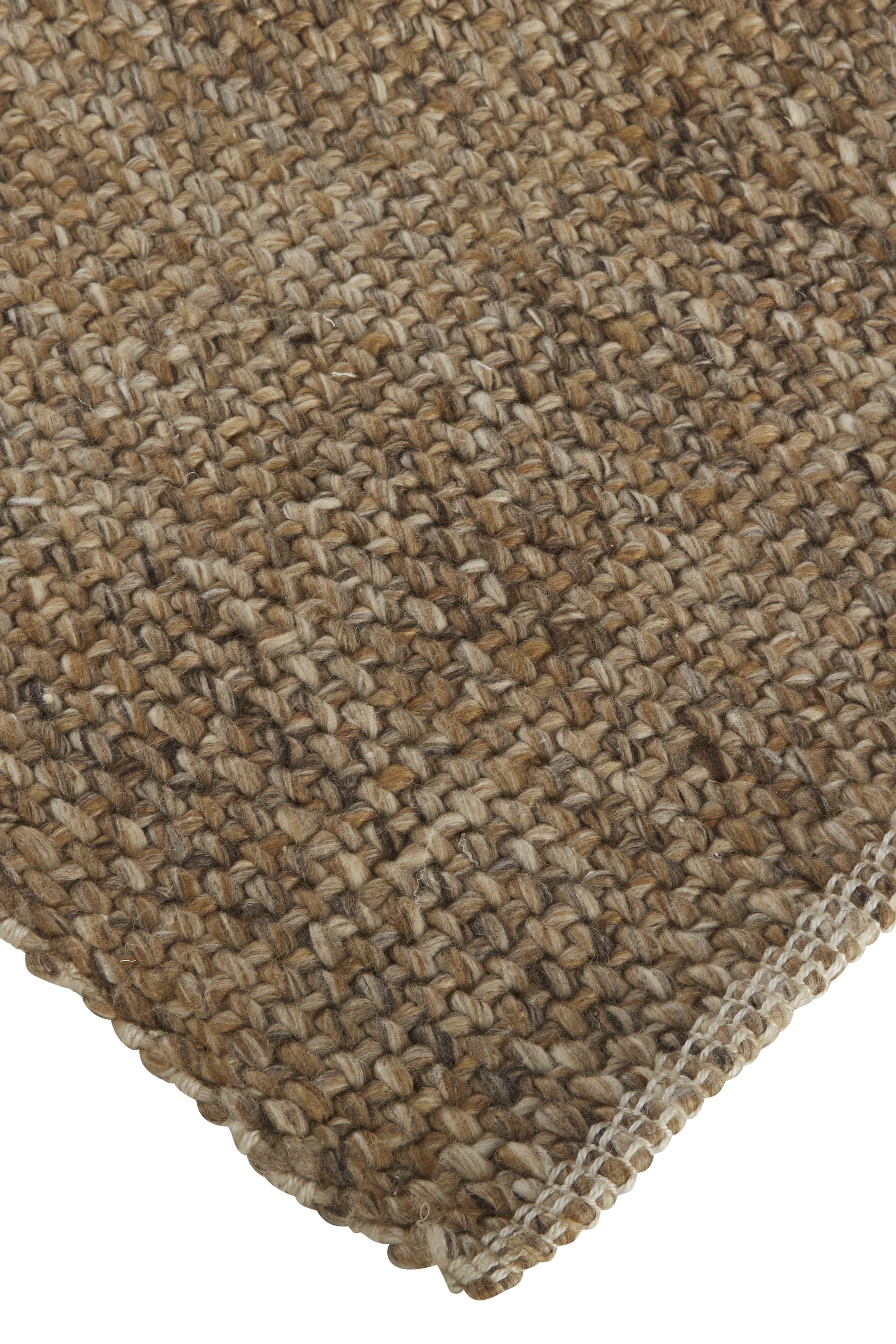 Naples Transitional Solid - Brown Area Rug