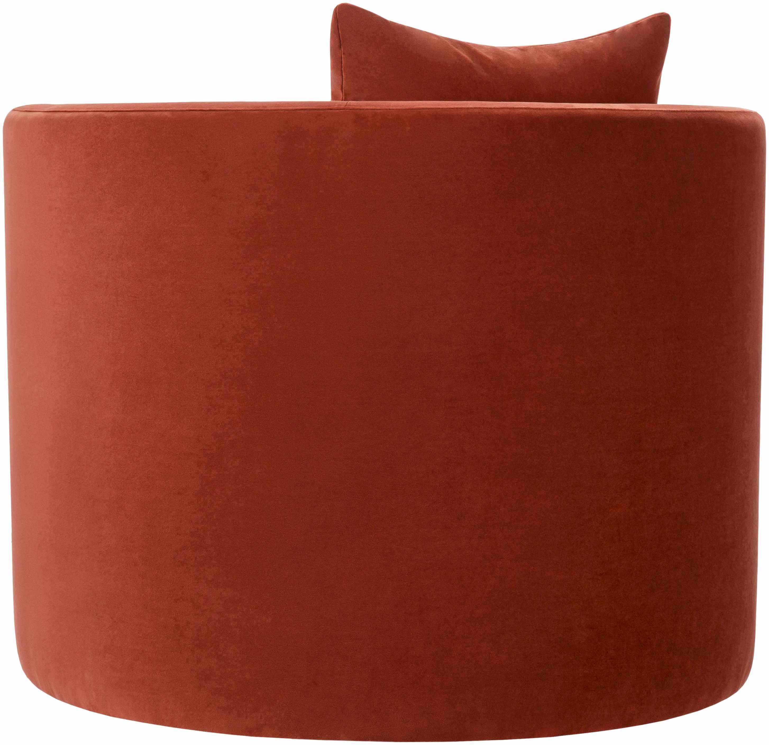 Curitiba Burgundy Swivel Chair