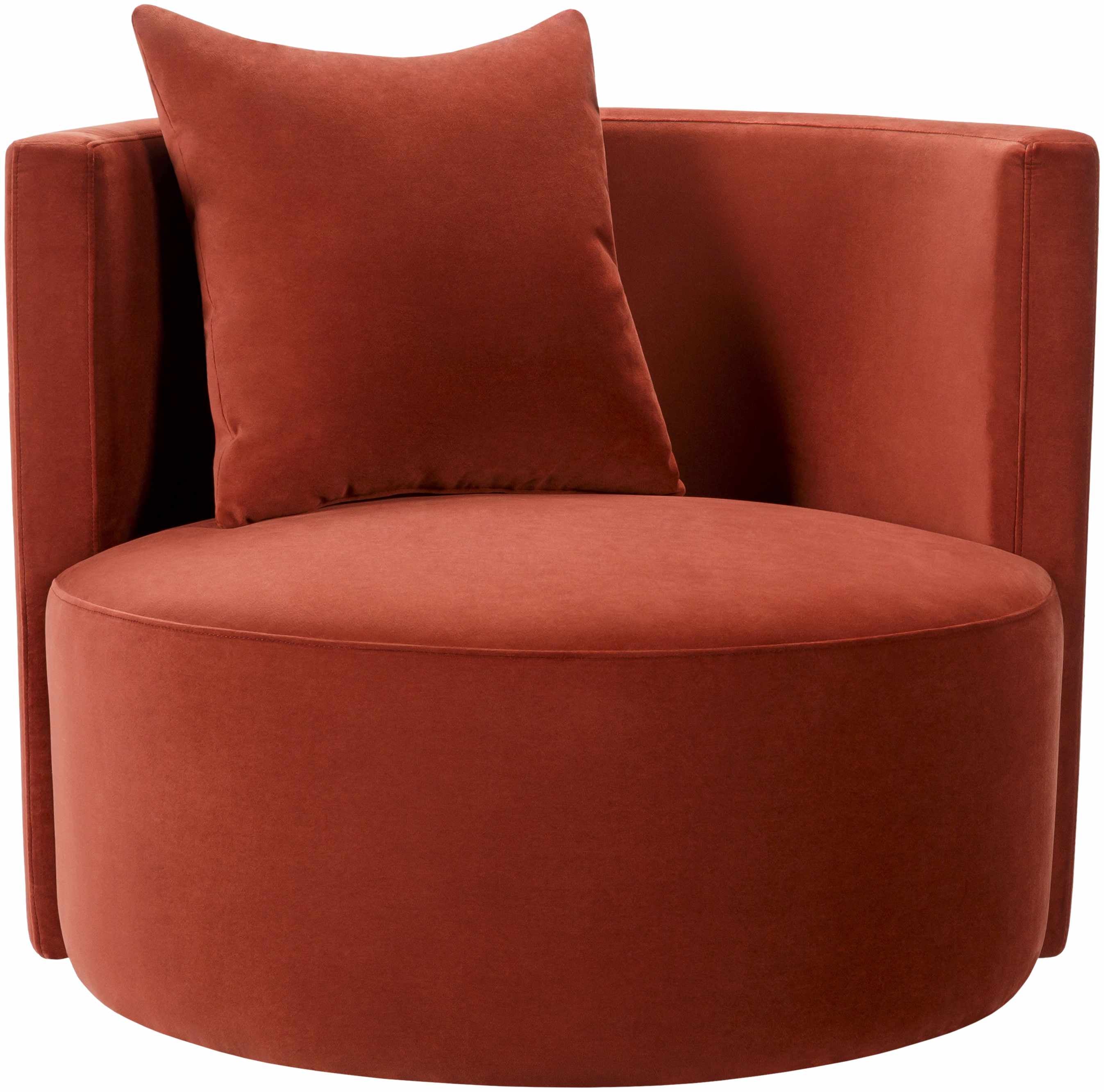 Curitiba Burgundy Swivel Chair