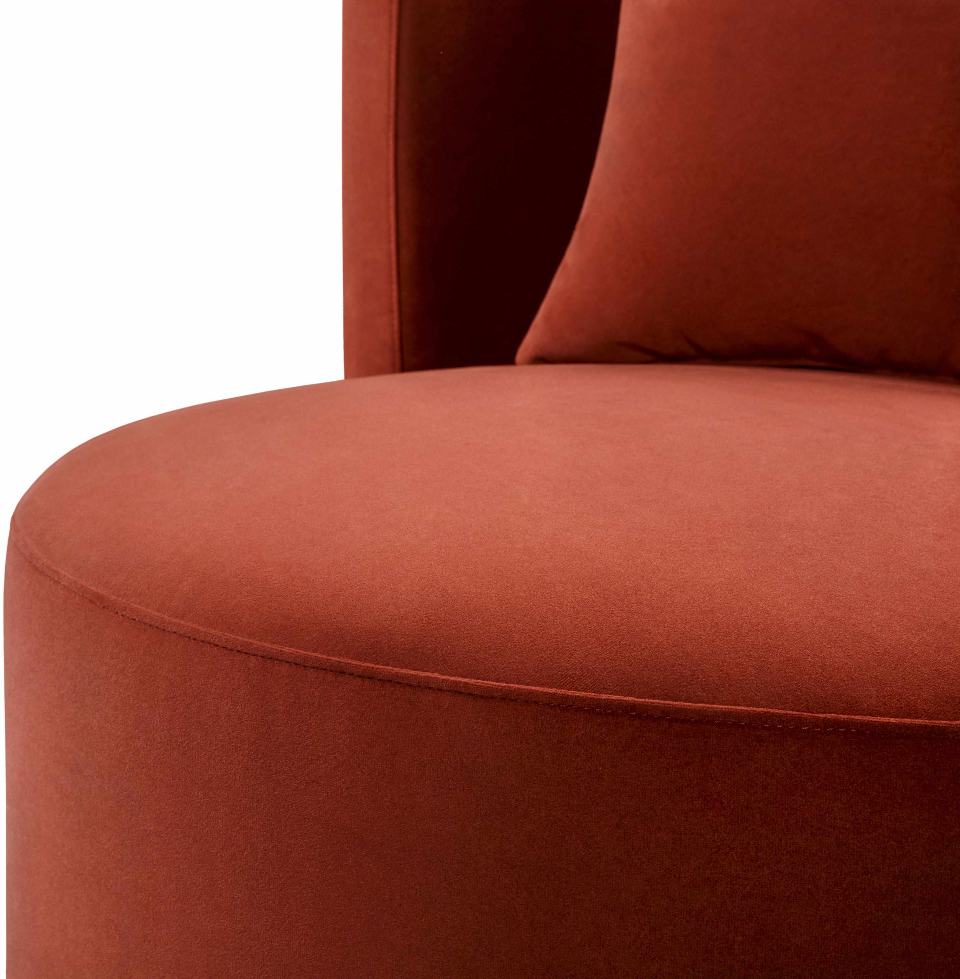 Curitiba Burgundy Swivel Chair