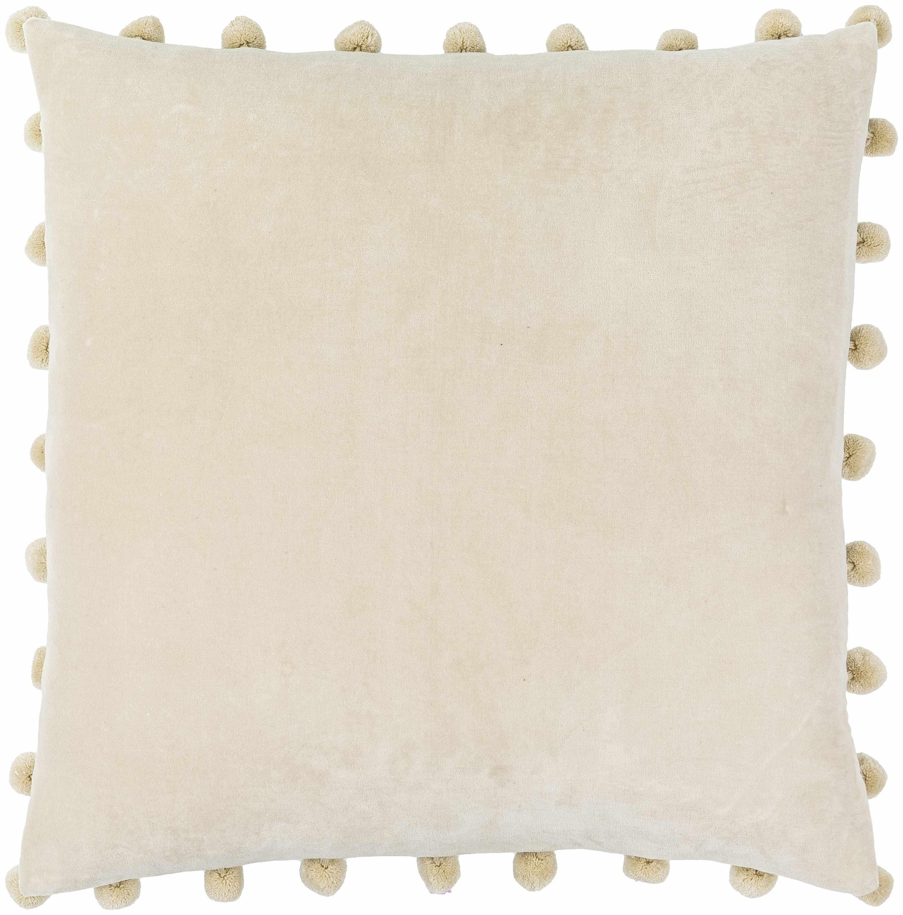Pasadena Pom Pom Throw Pillow - Square