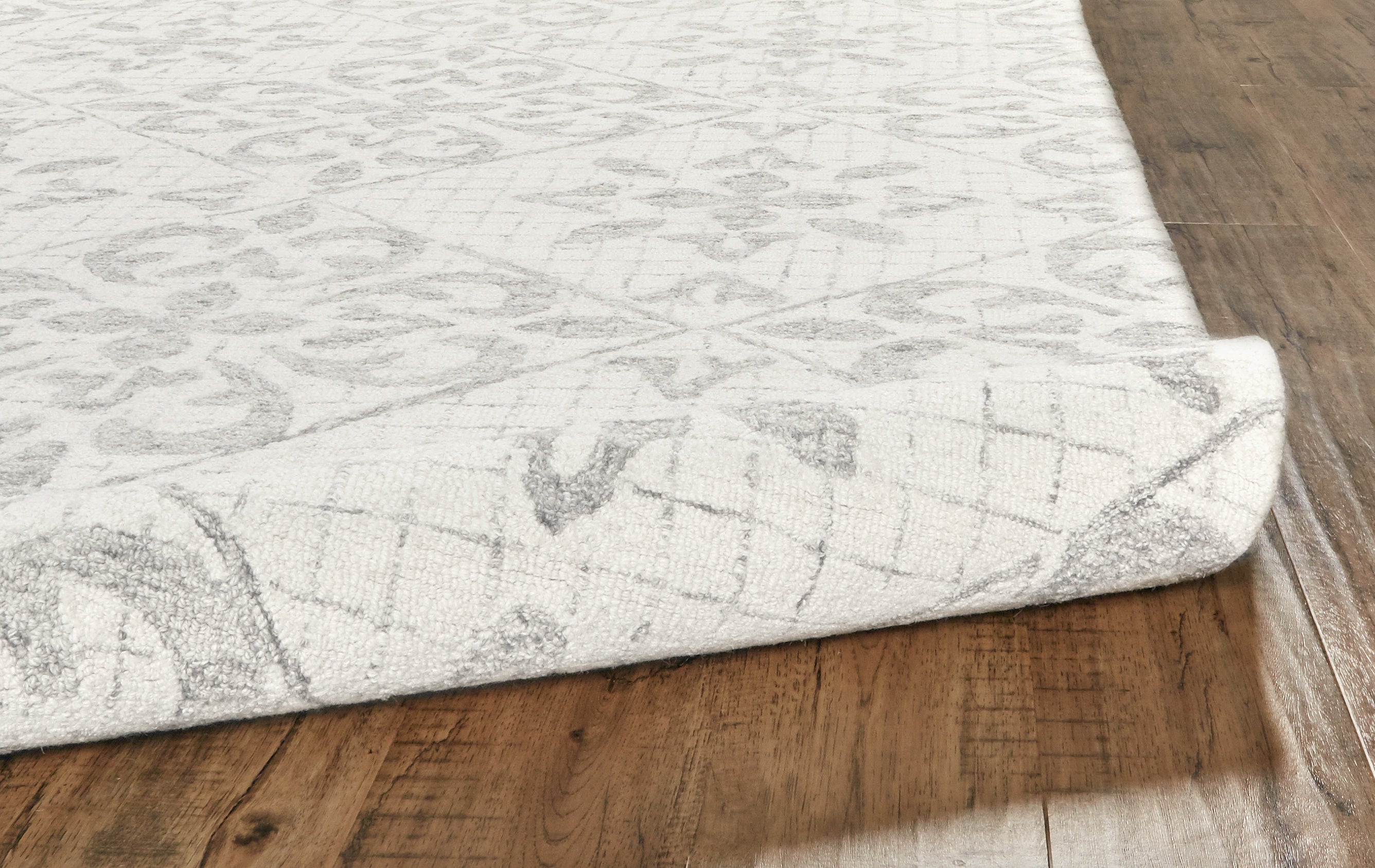 Rhett Transitional Floral & Botanical - Ivory/Gray