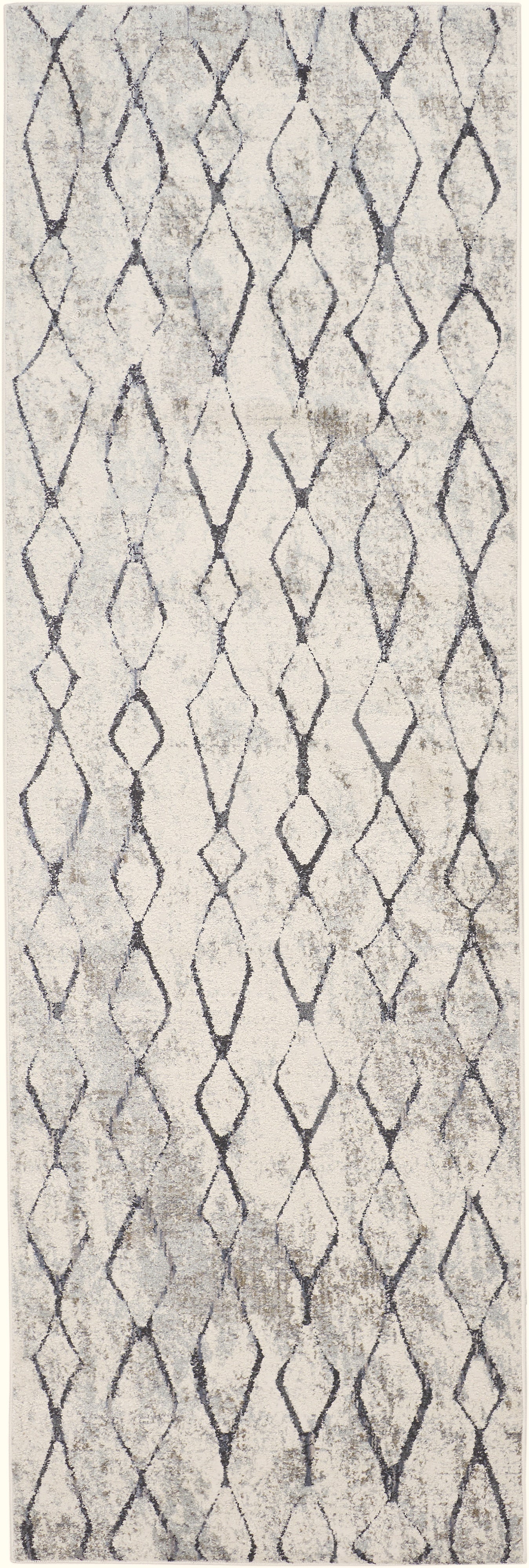 Kano Transitional Diamond - Ivory/Gray/Taupe Area Rug