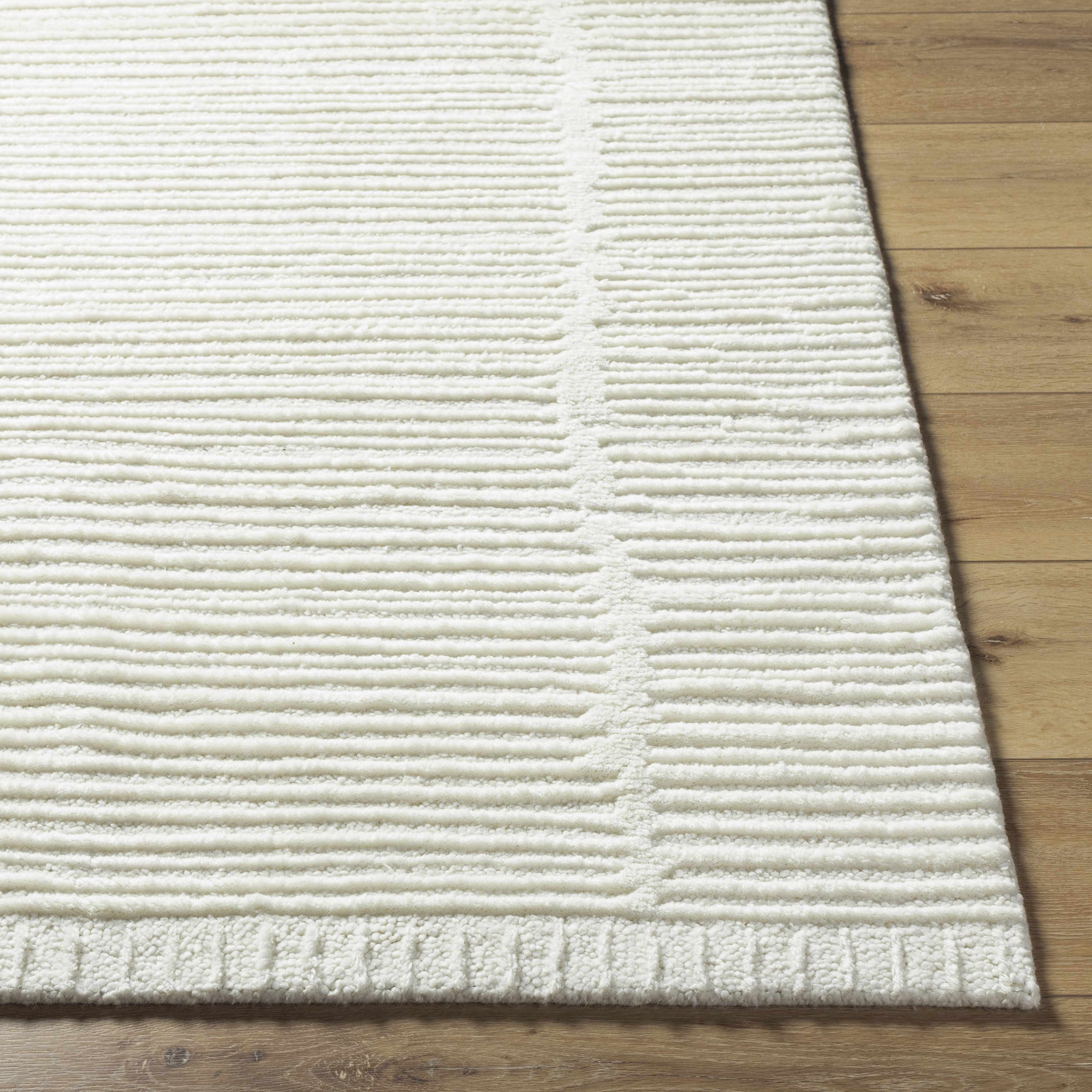 Contemporary Posh Hand-Knotted Wool Area Rug