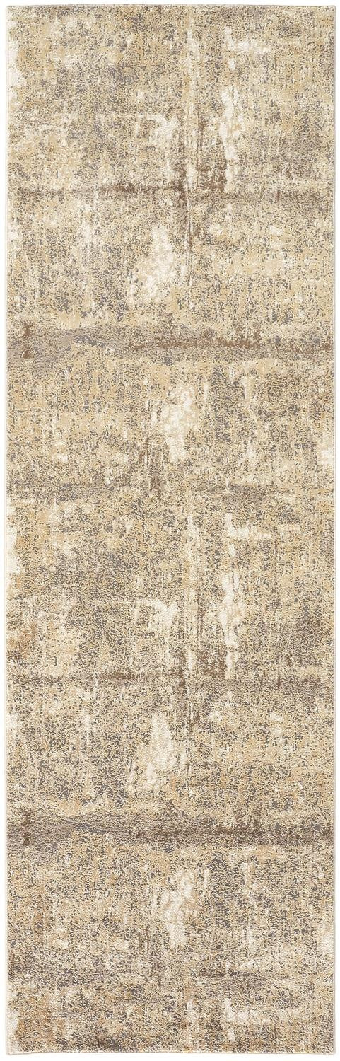 Parker Transitional Abstract - Tan/Ivory/Brown Area Rug