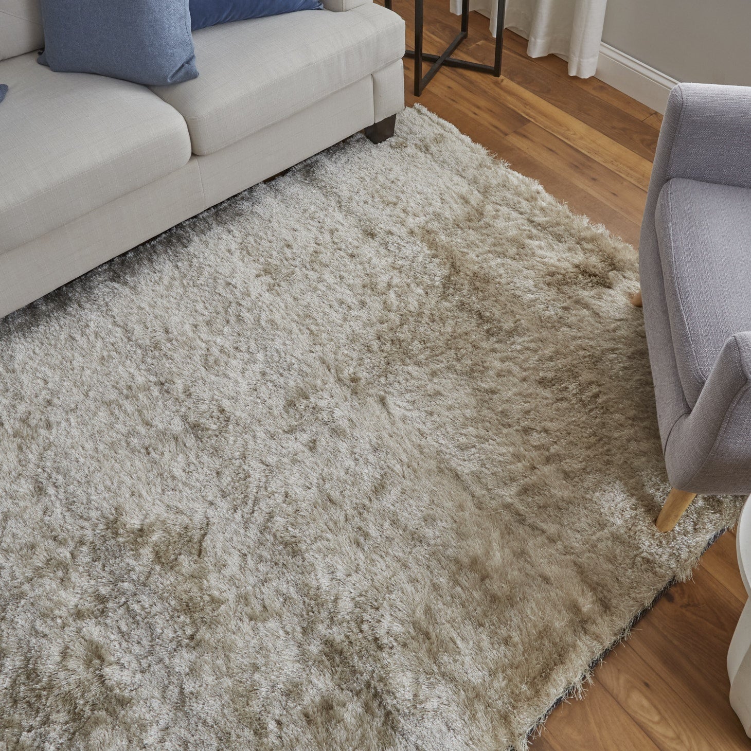 Indochine Modern Solid - Tan/Taupe Area Rug