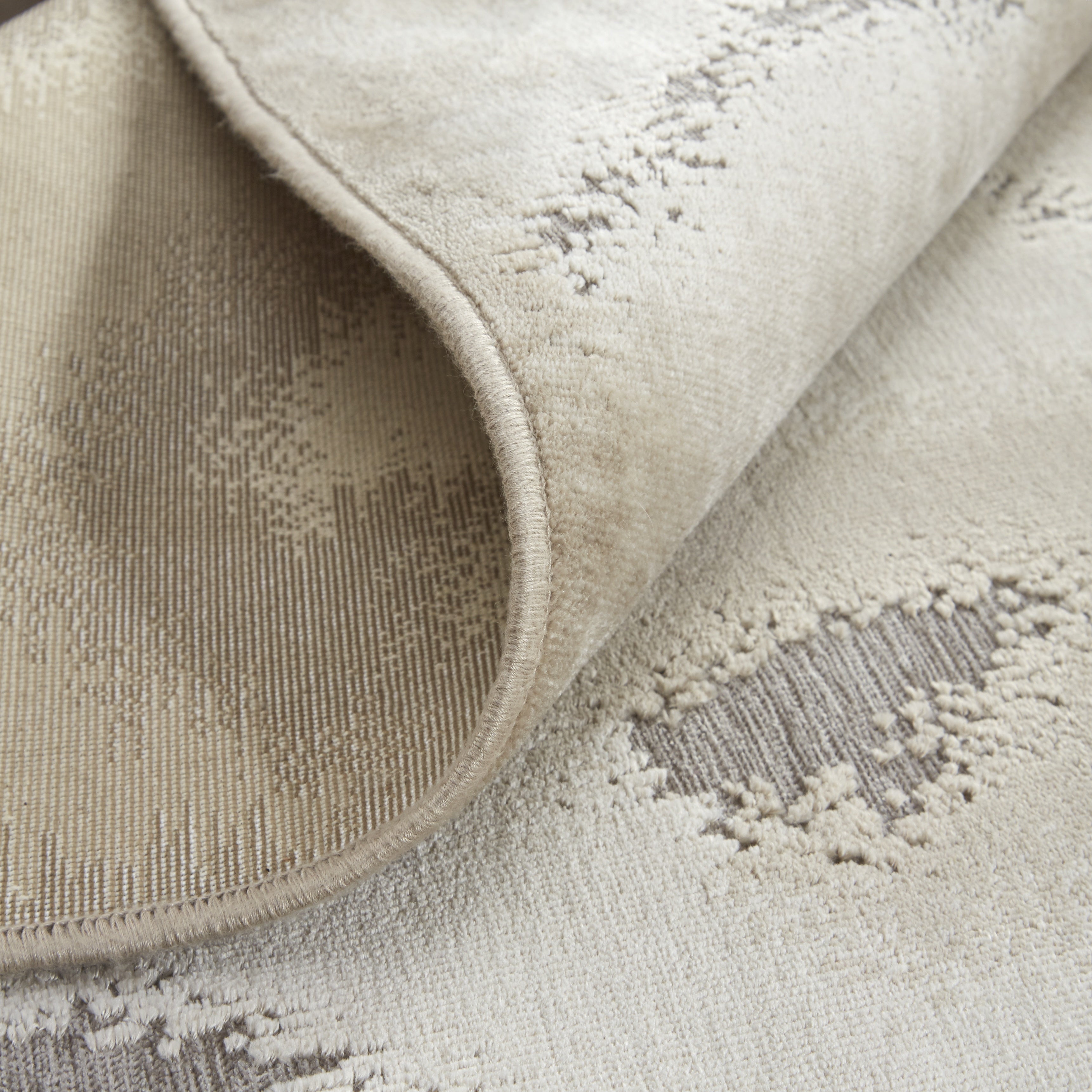 Saphir Zam Modern Abstract - Ivory/Gray/Taupe