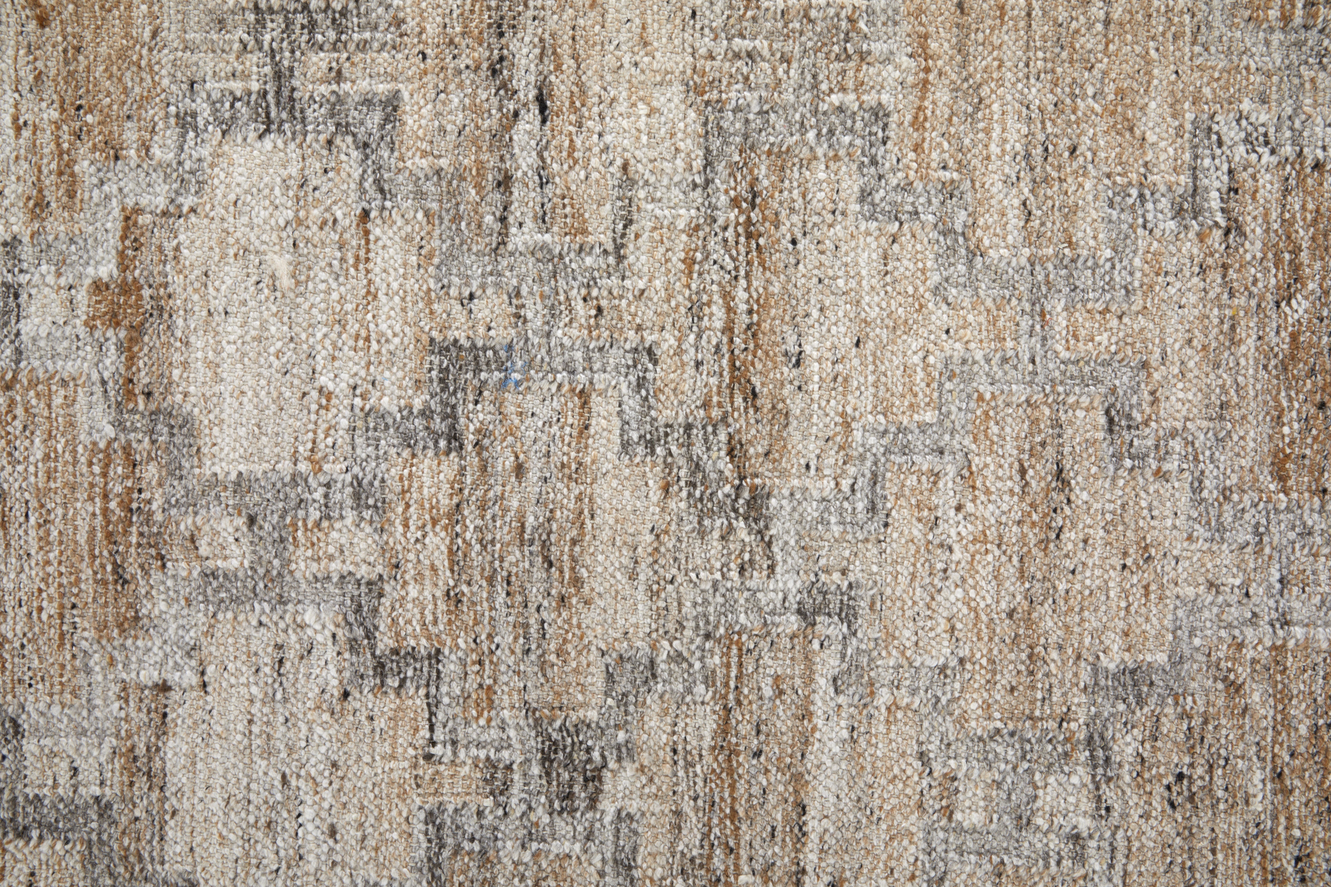 Beckett Transitional Trellis & Lattice - Tan/Gray/Ivory Area Rug