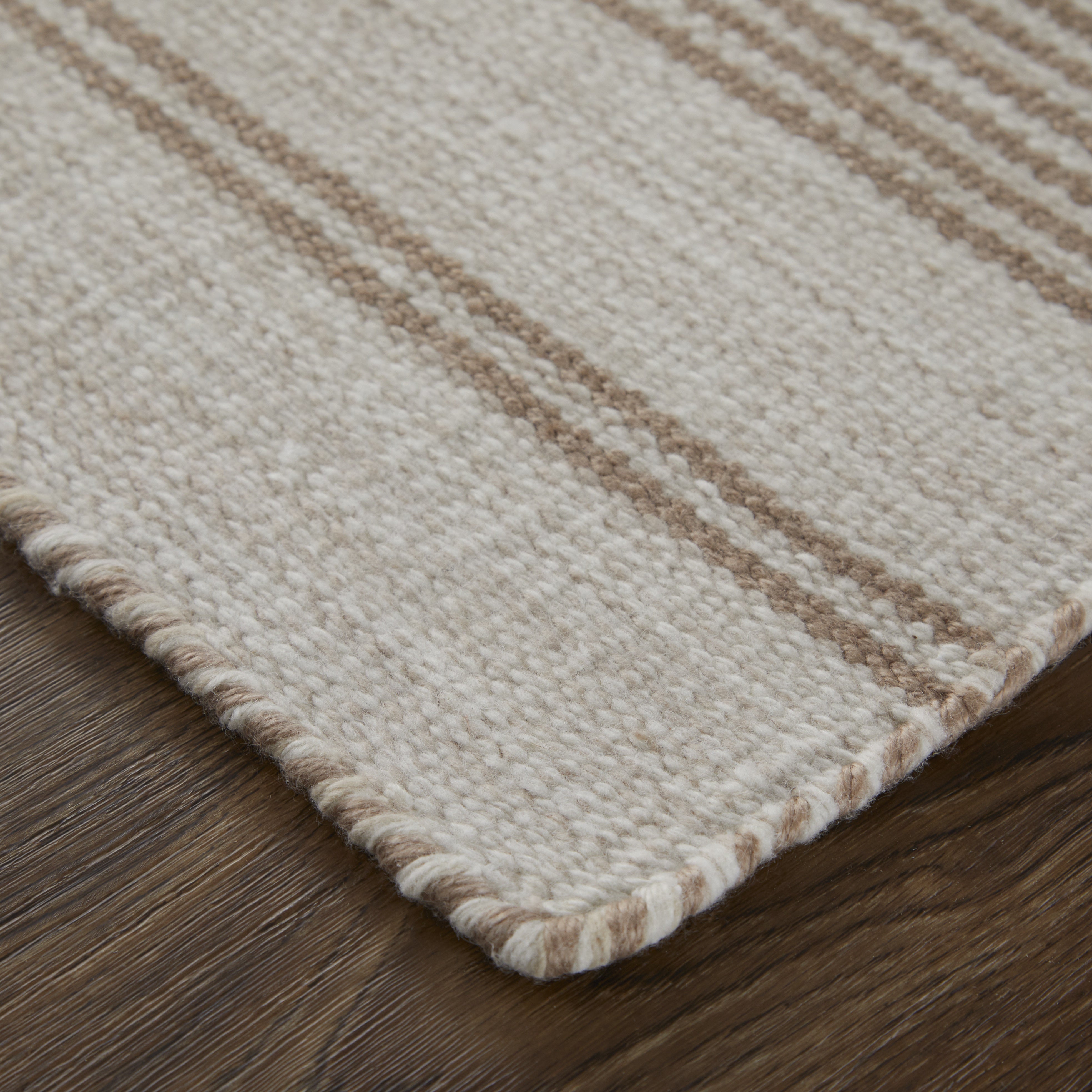 Duprine Transitional Stripes - Ivory/Taupe Area Rug