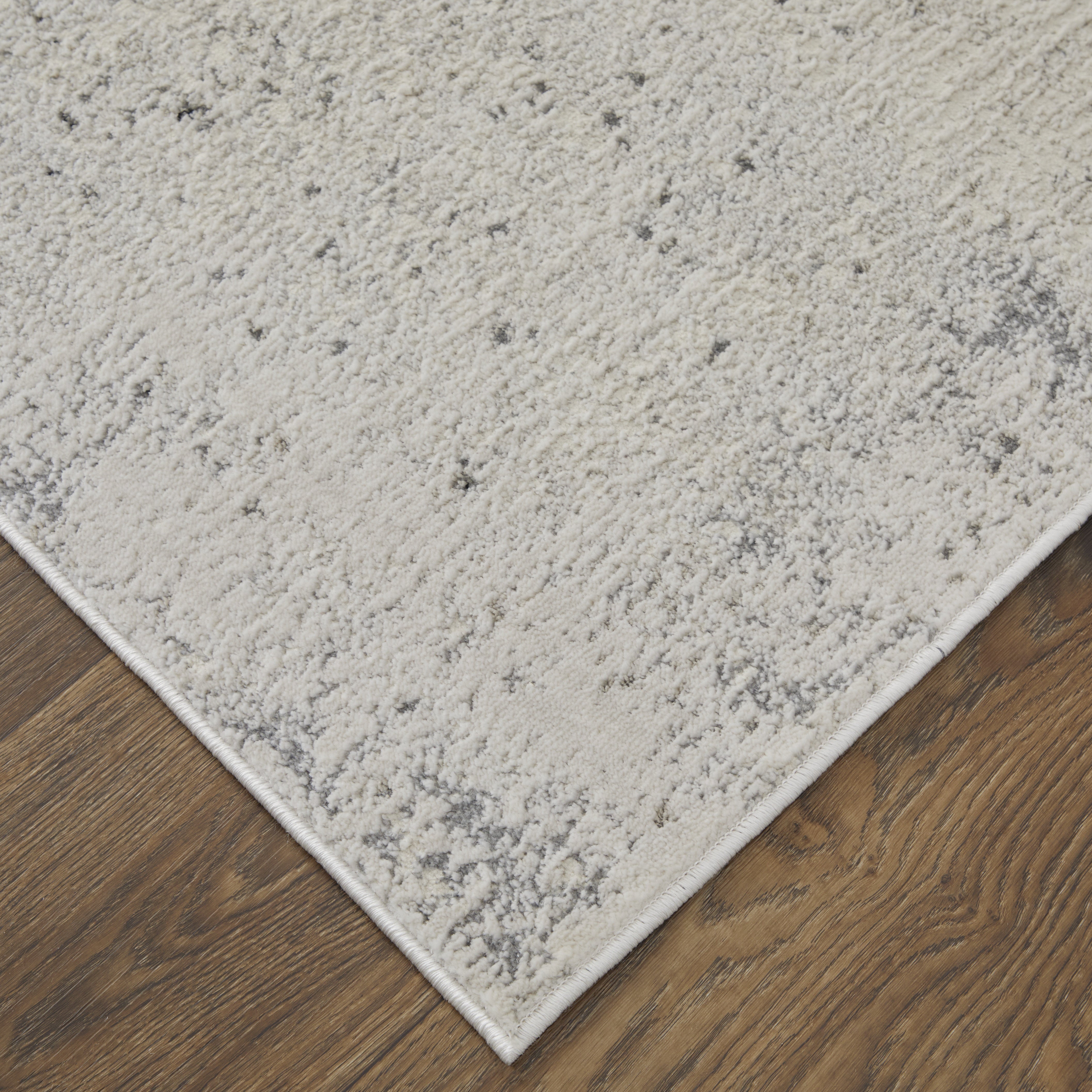 Astra Transitional Abstract - Ivory/Gray/Black Area Rug