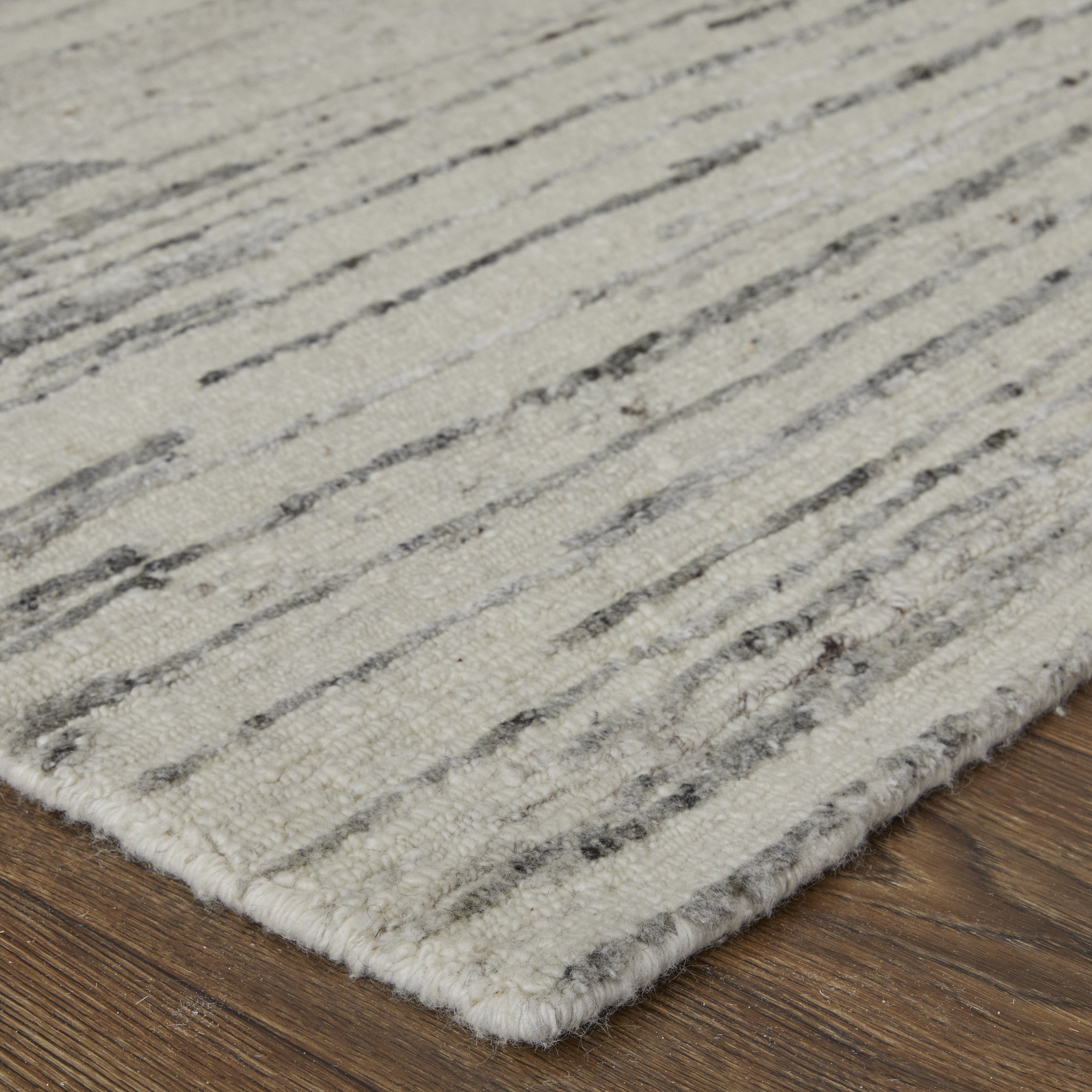 Brighton Modern Abstract - Ivory/Gray Area Rug