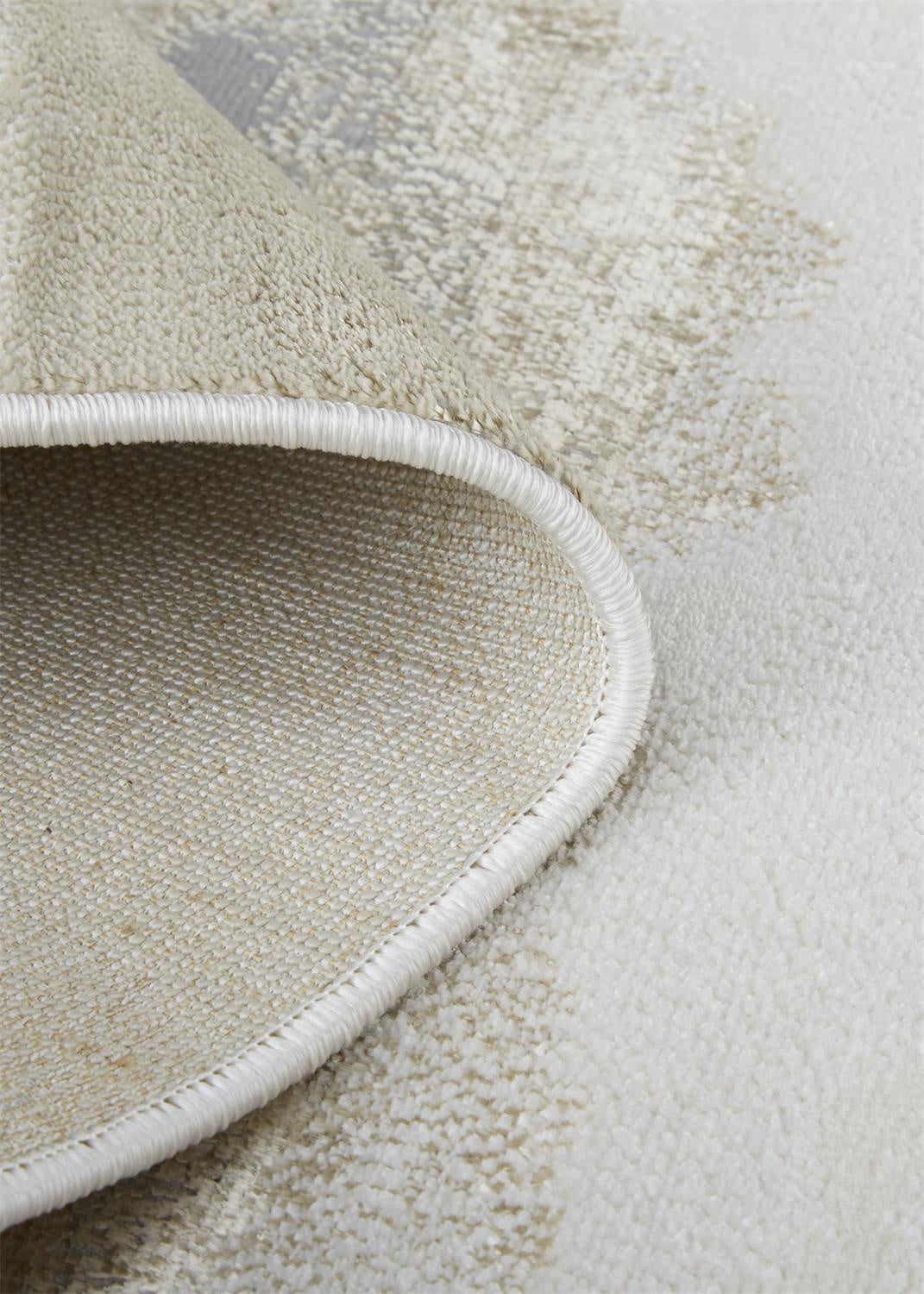 Aura Modern Abstract - Ivory/Tan/Gray Area Rug