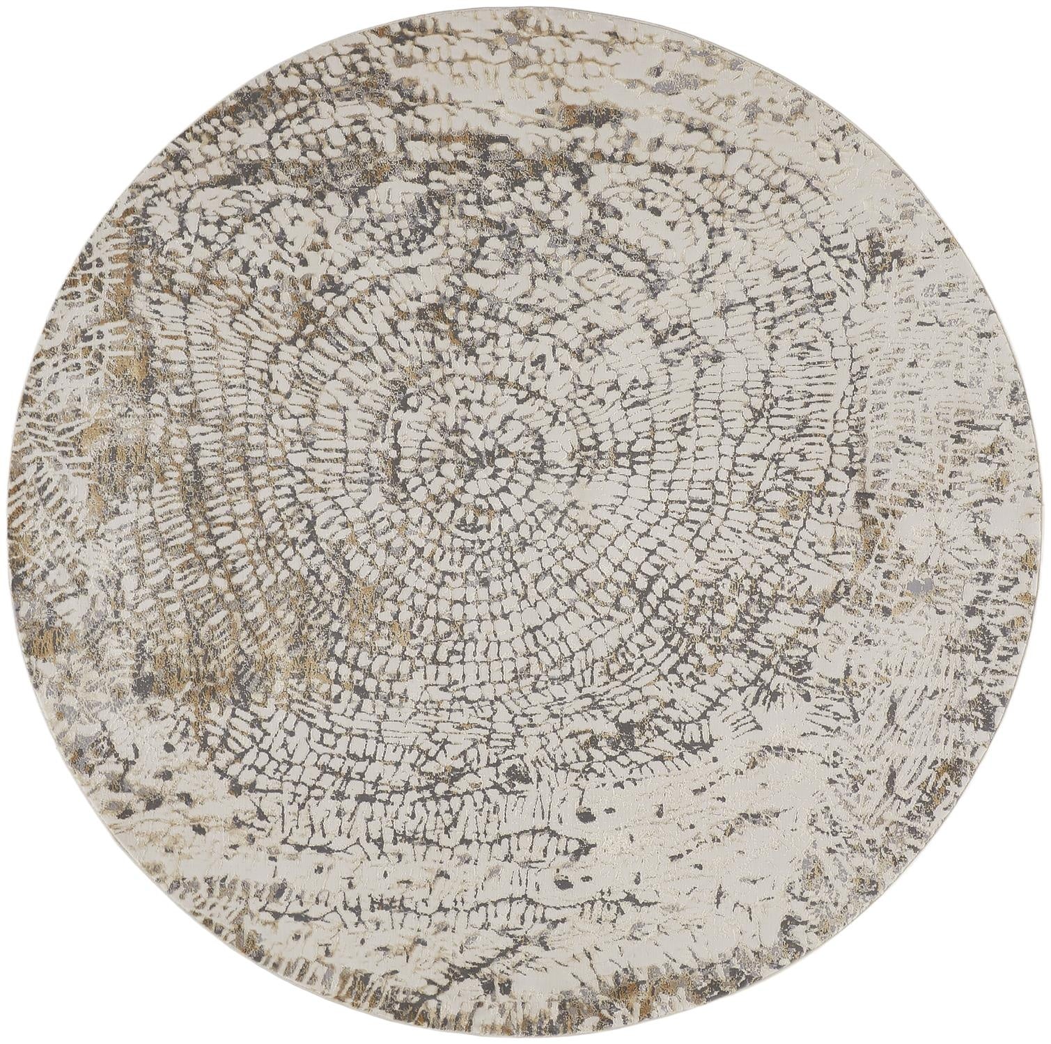 Parker Transitional Abstract - Ivory/Tan/Gray Area Rug