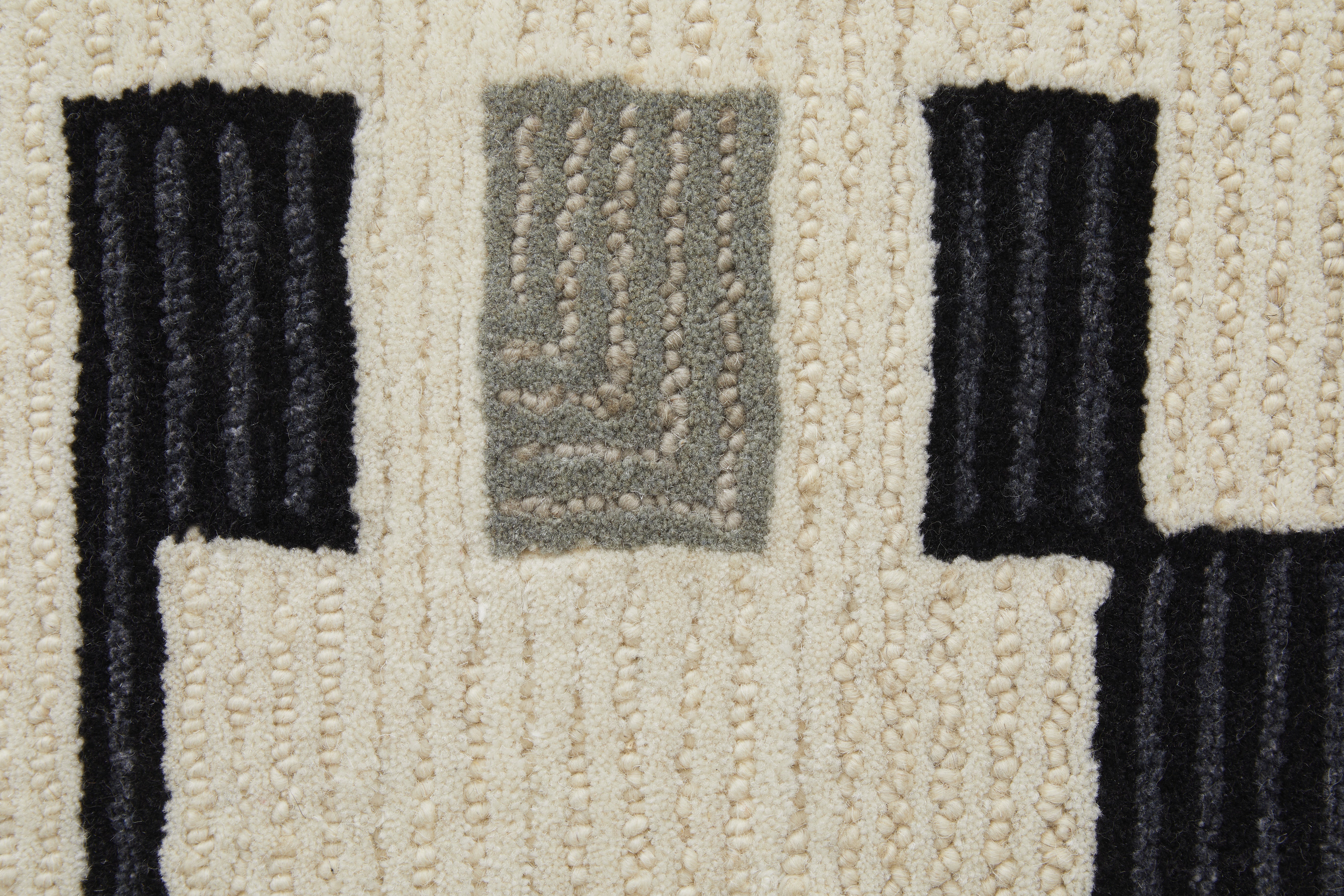 Maguire Transitional Abstract - Ivory/Taupe Area Rug