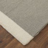 Maguire Transitional Abstract - Taupe/Black Area Rug