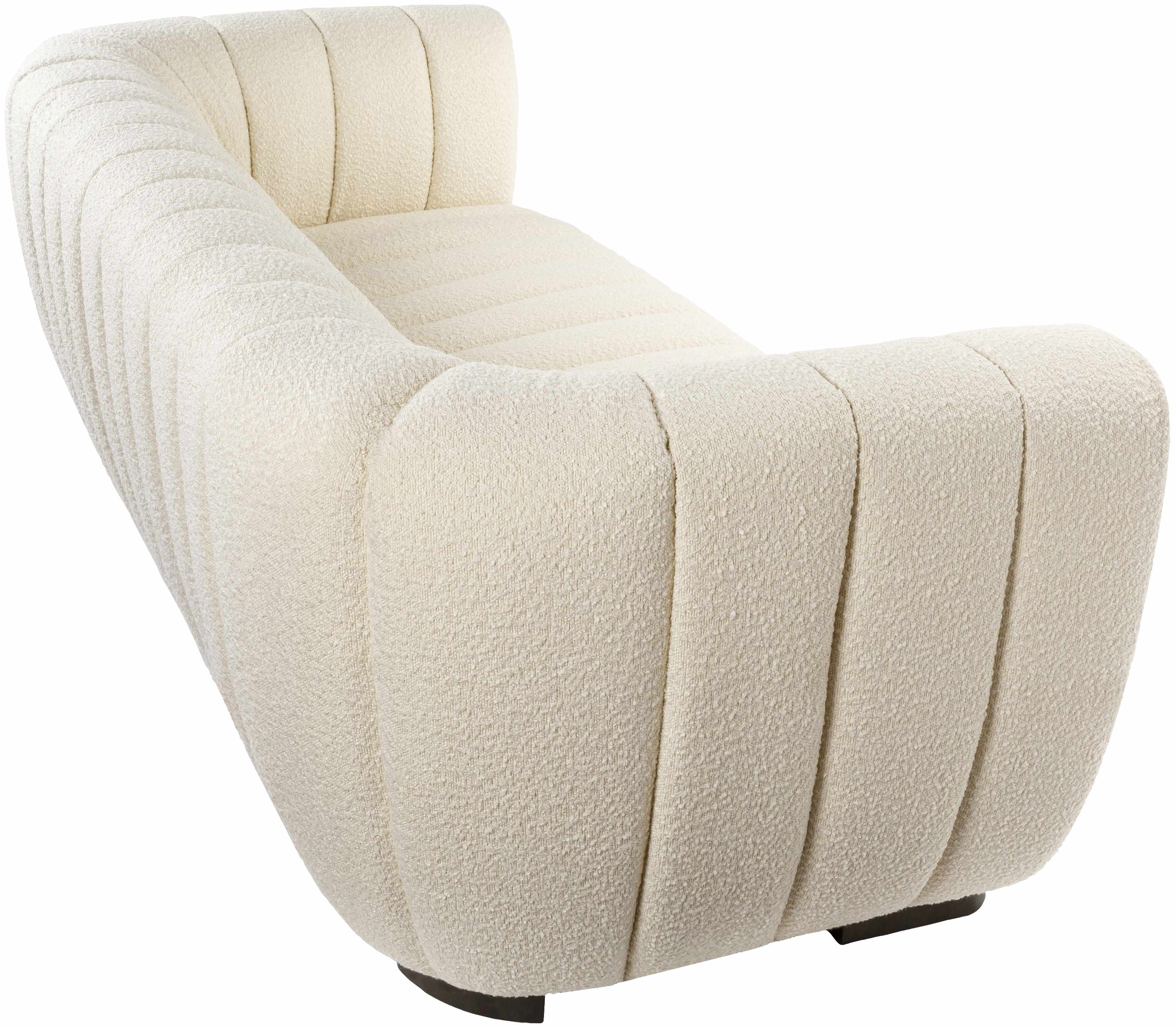 Luna Contemporary Cream Sofa