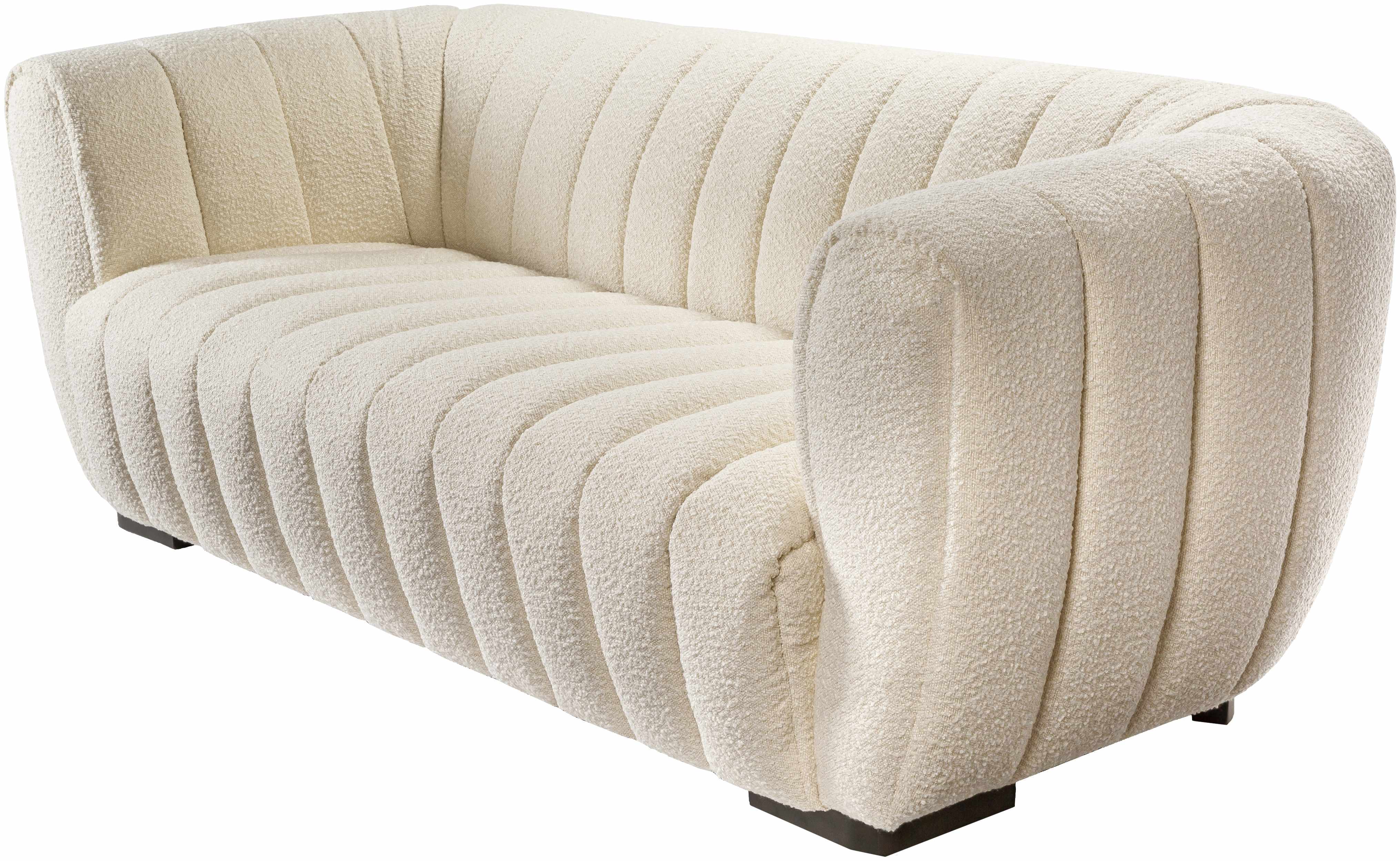 Luna Contemporary Cream Sofa