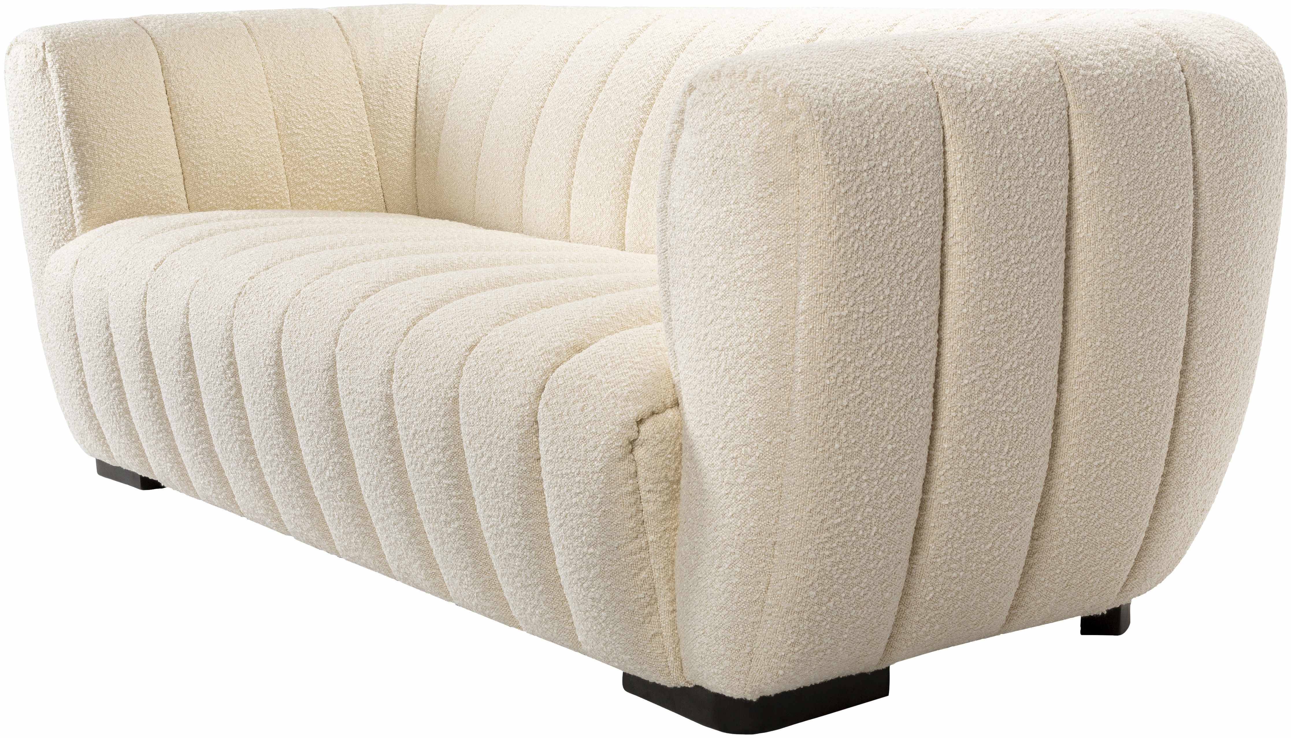 Luna Contemporary Cream Sofa