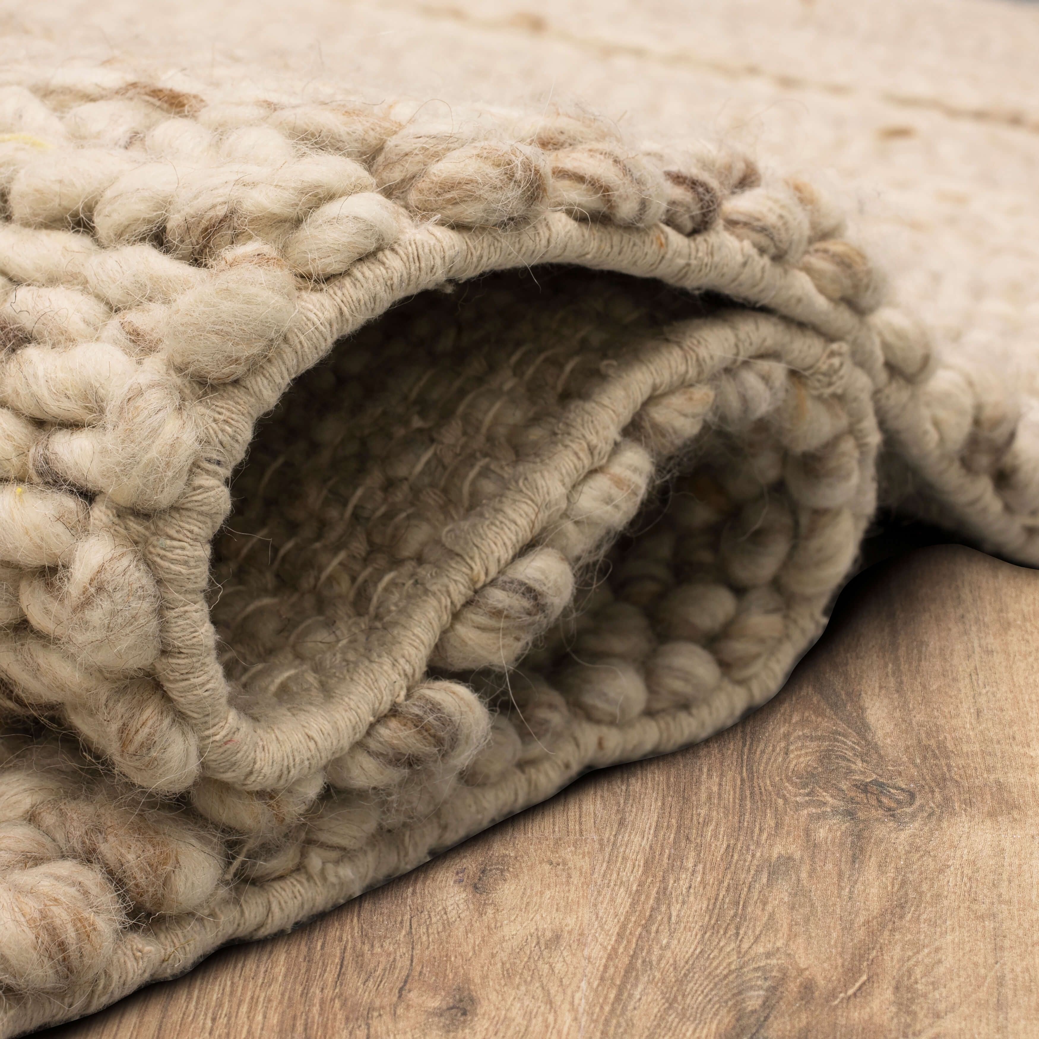 Roma Oyster Wool Rug