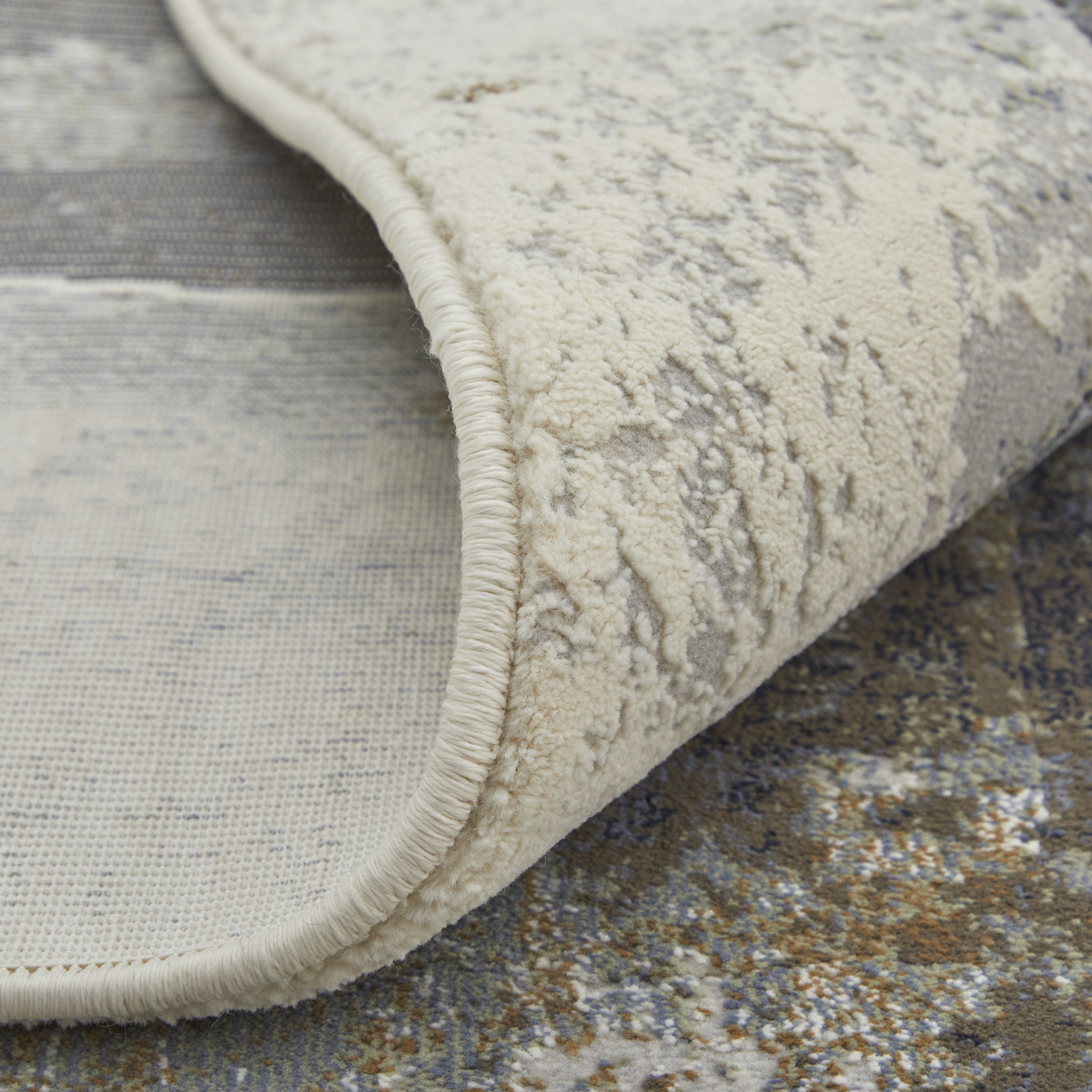 Clio Modern Watercolor - Brown/Gray/Black Area Rug