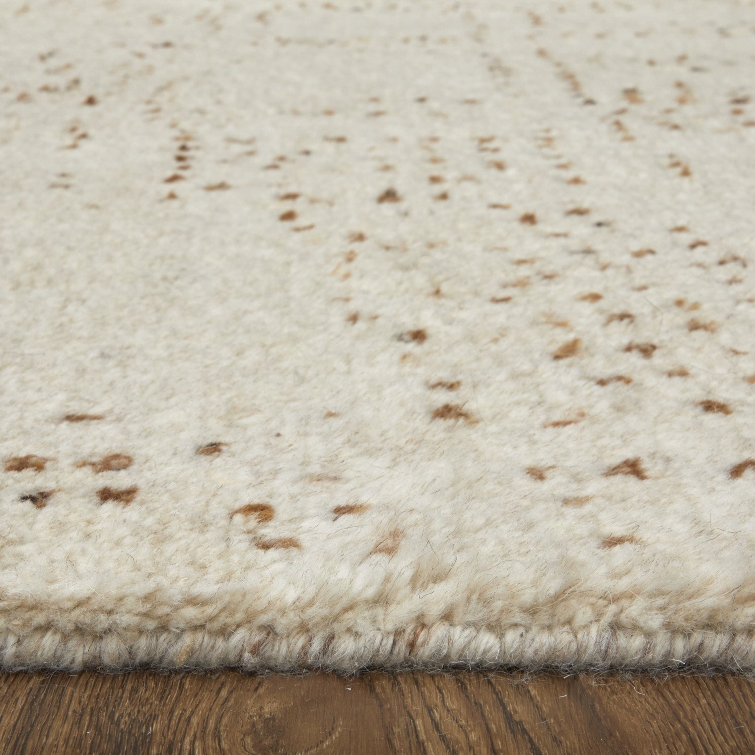 Truxel Modern Polka Dots - Tan/Brown Area Rug