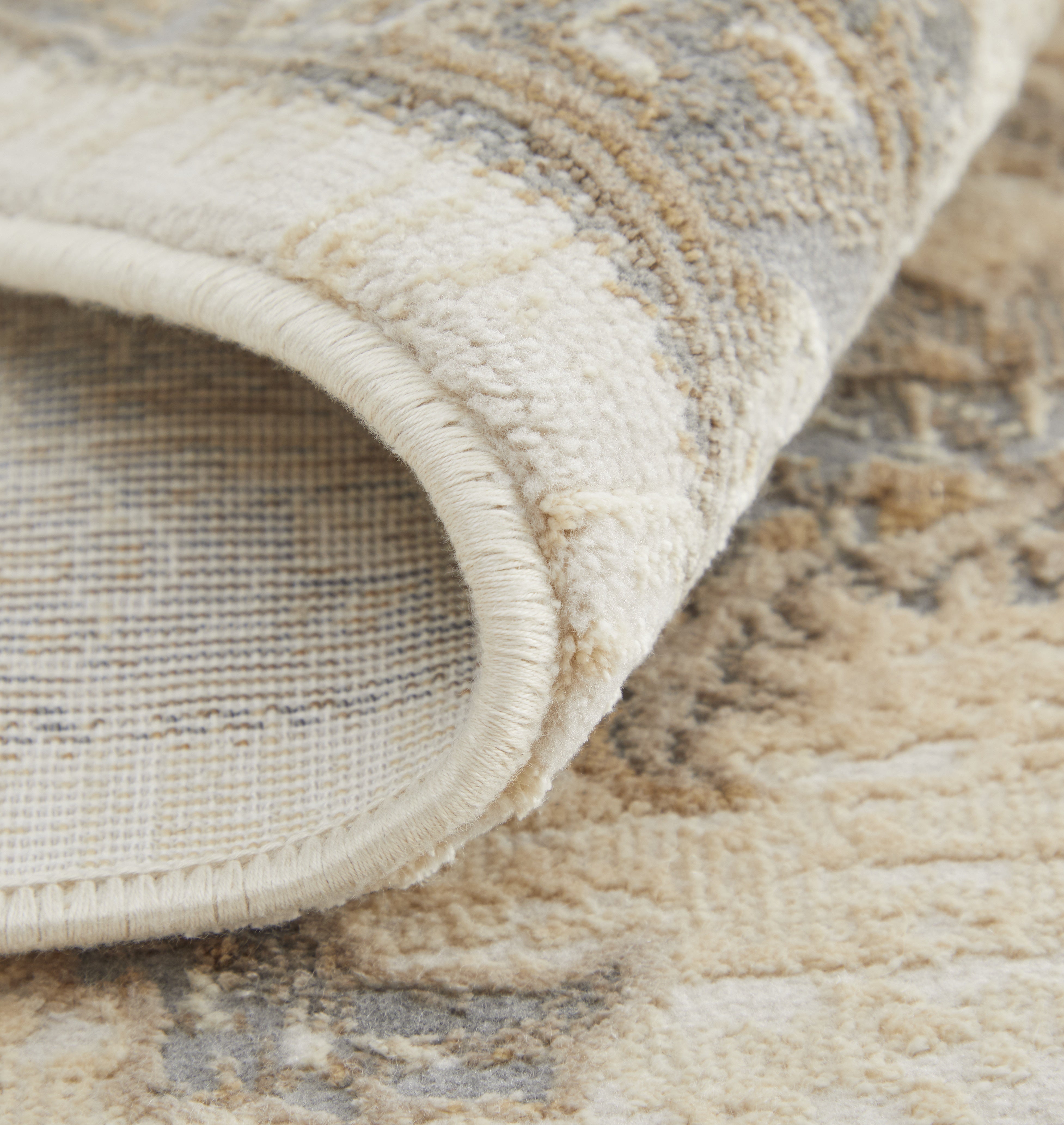 Celene Traditional Bordered - Tan/Ivory/Brown Area Rug