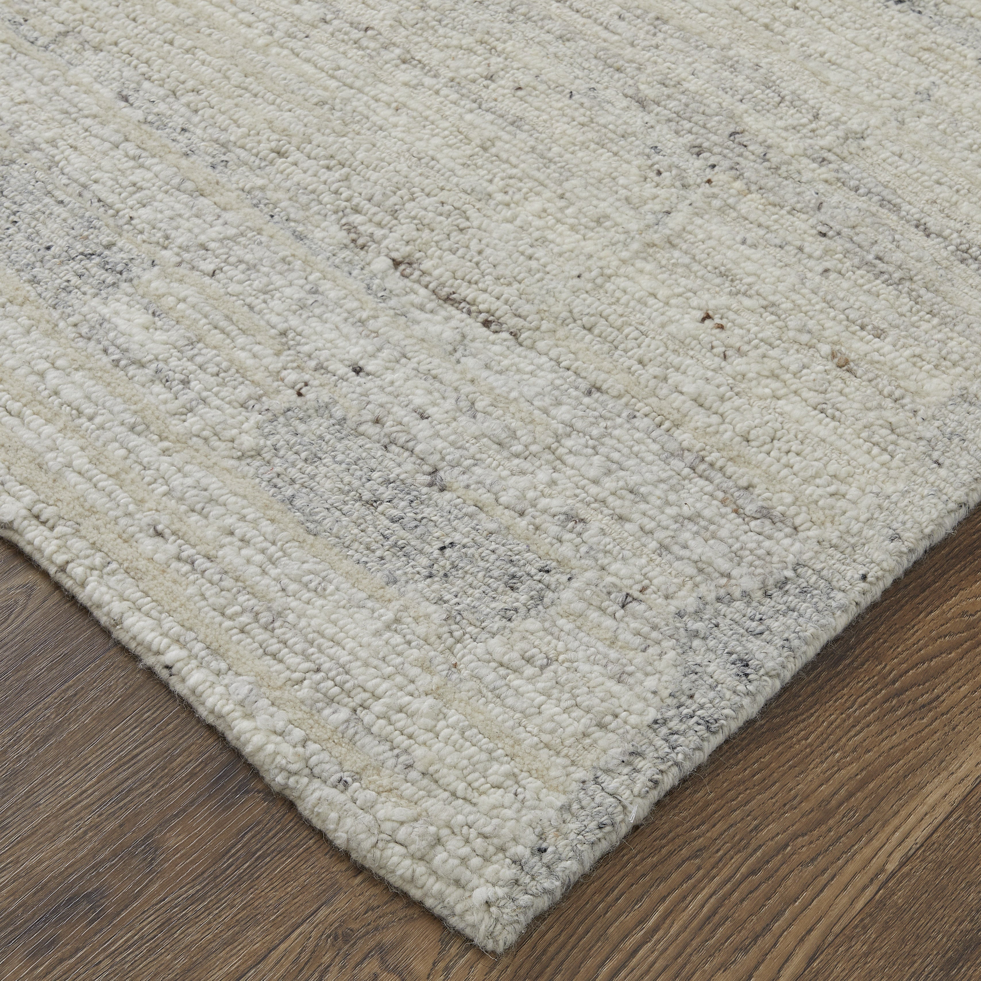 Navaro Modern Distressed - Ivory/Gray/Blue Area Rug
