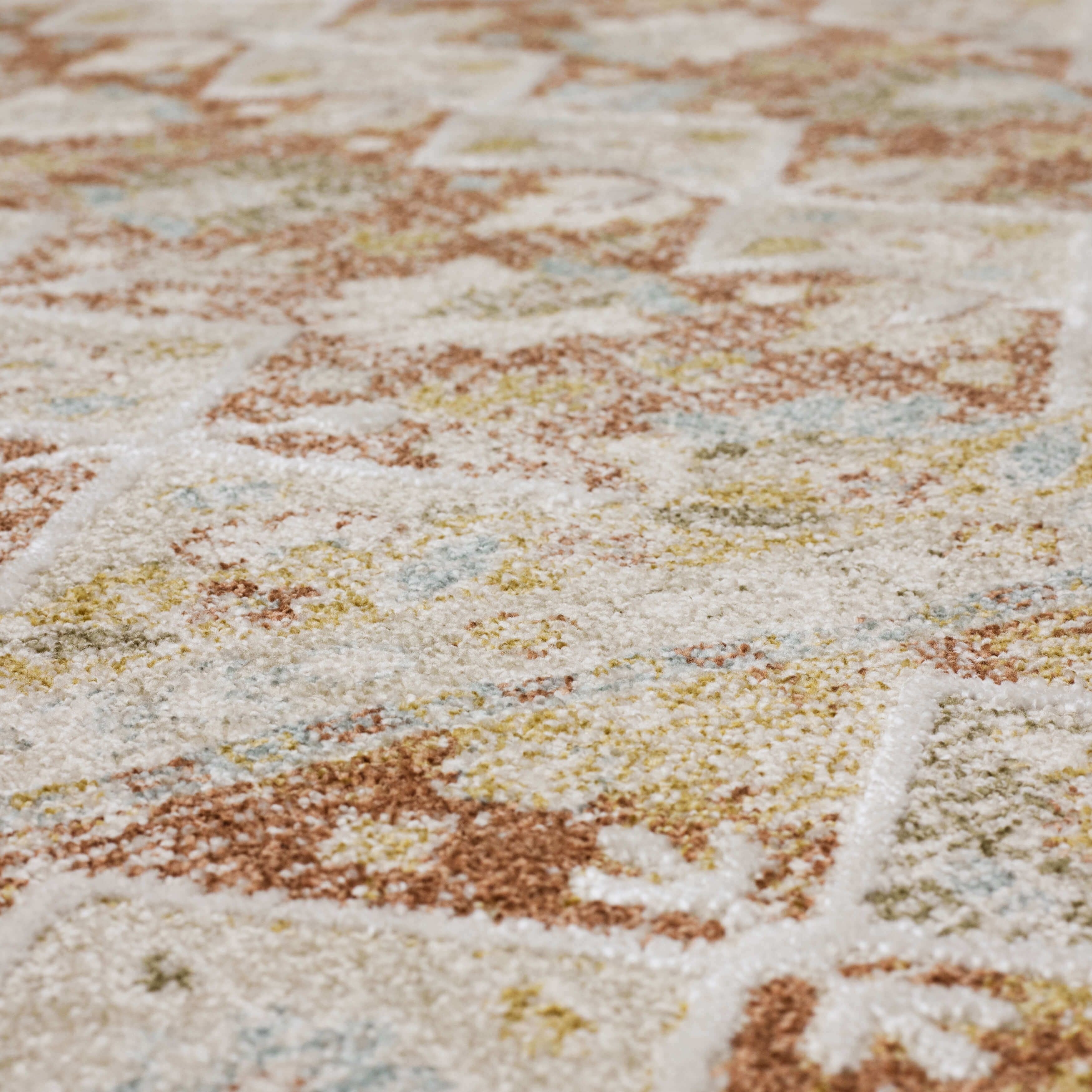 Staveley Terracotta Area Rug