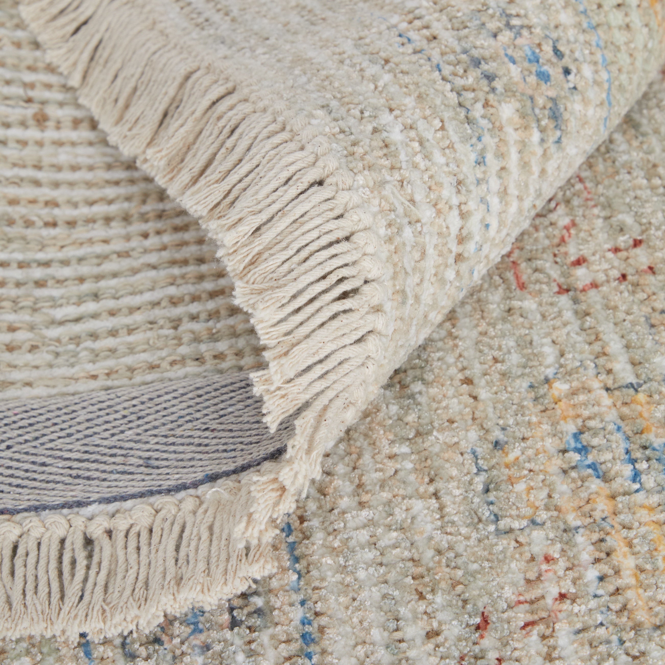 Caldwell Transitional Floral & Botanical - Brown/Tan/Blue Area Rug