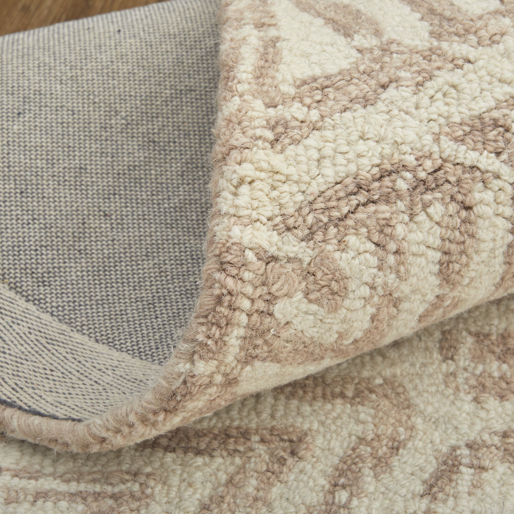 Rhett Transitional Geometric - Ivory/Taupe