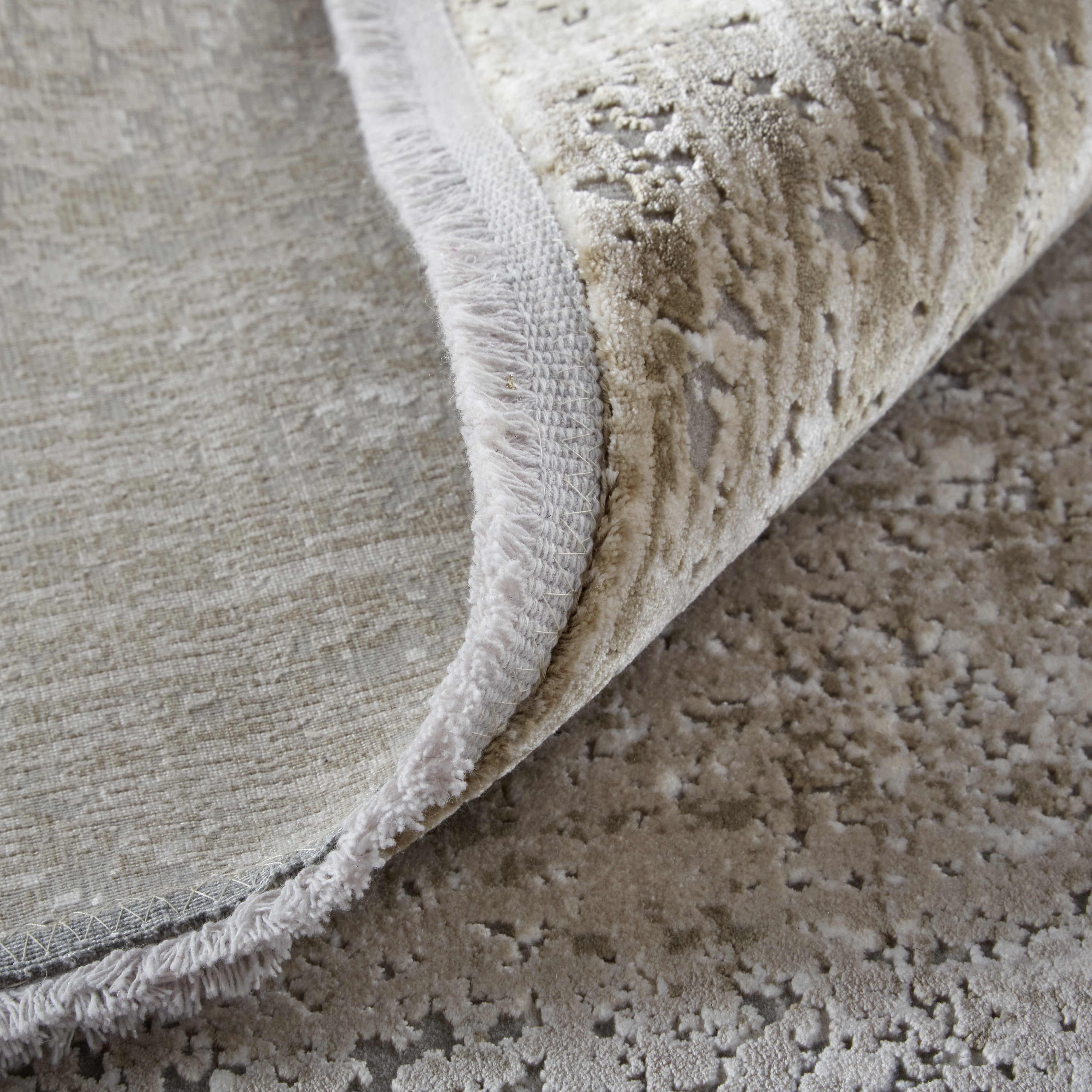 Cadiz Modern Abstract - Tan/Ivory/Gray Area Rug