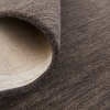 Luna Modern Solid - Brown/Taupe Area Rug
