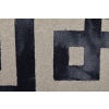 Lorrain Modern Geometric - Ivory/Black Area Rug