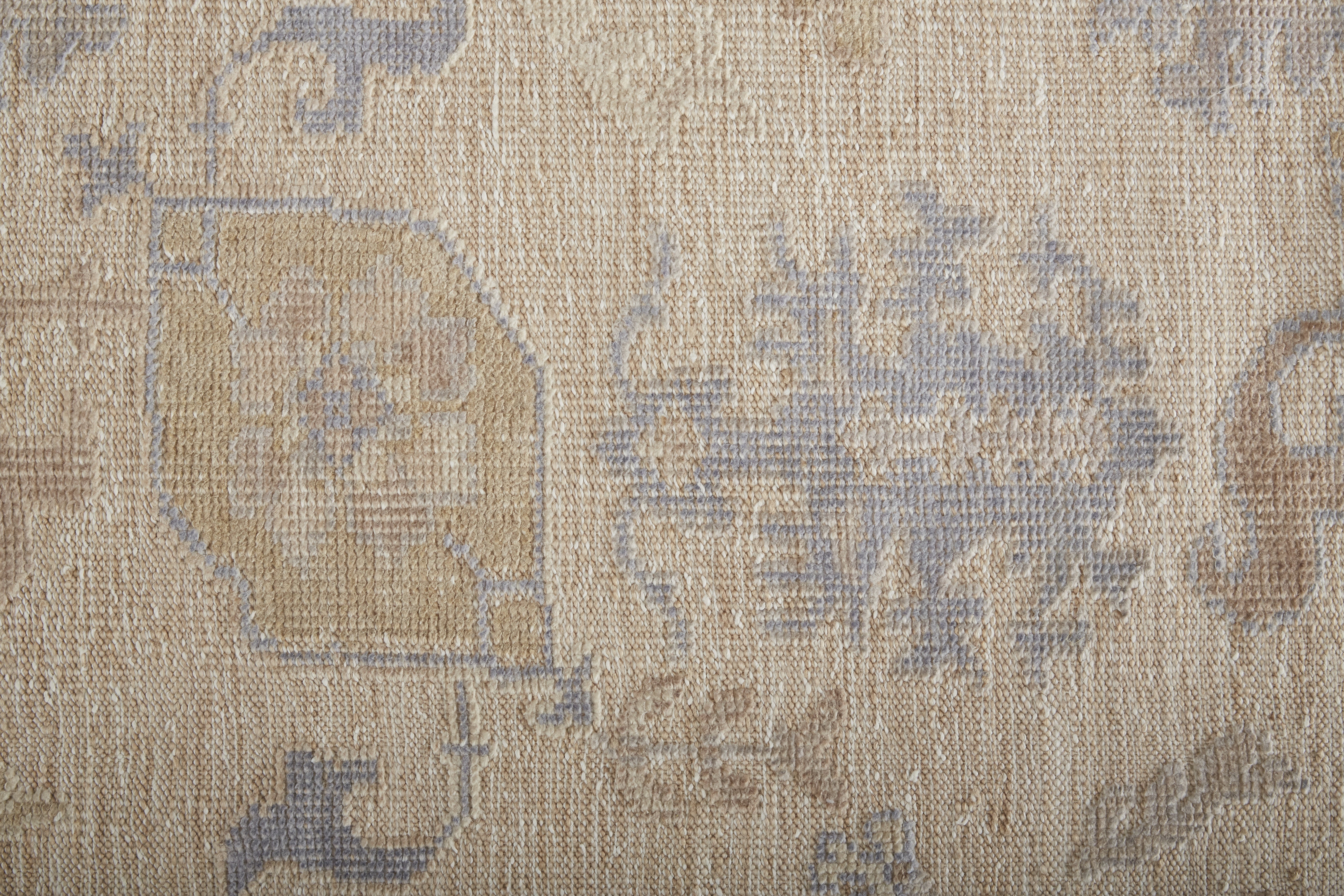 Wendover Transitional Floral & Botanical - Tan/Orange/Blue Area Rug