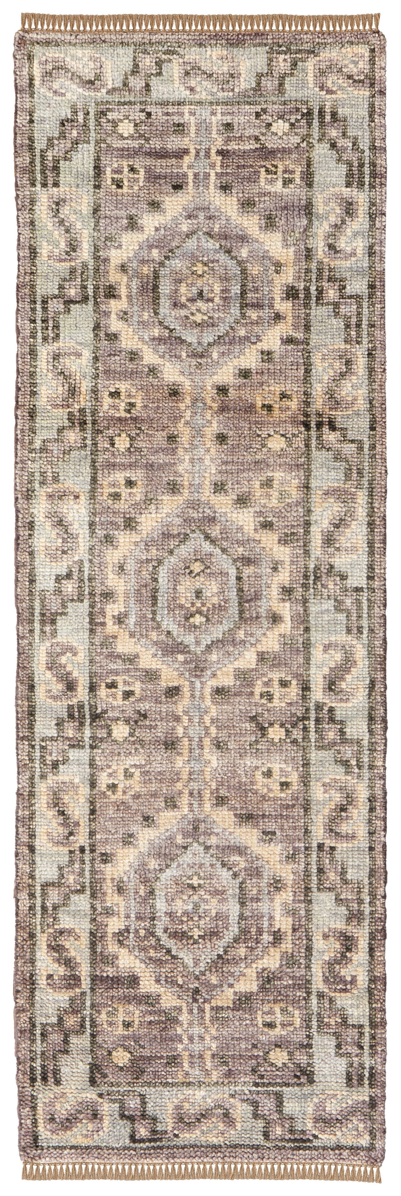 Fillmore Traditional Diamond - Brown/Gray Area Rug