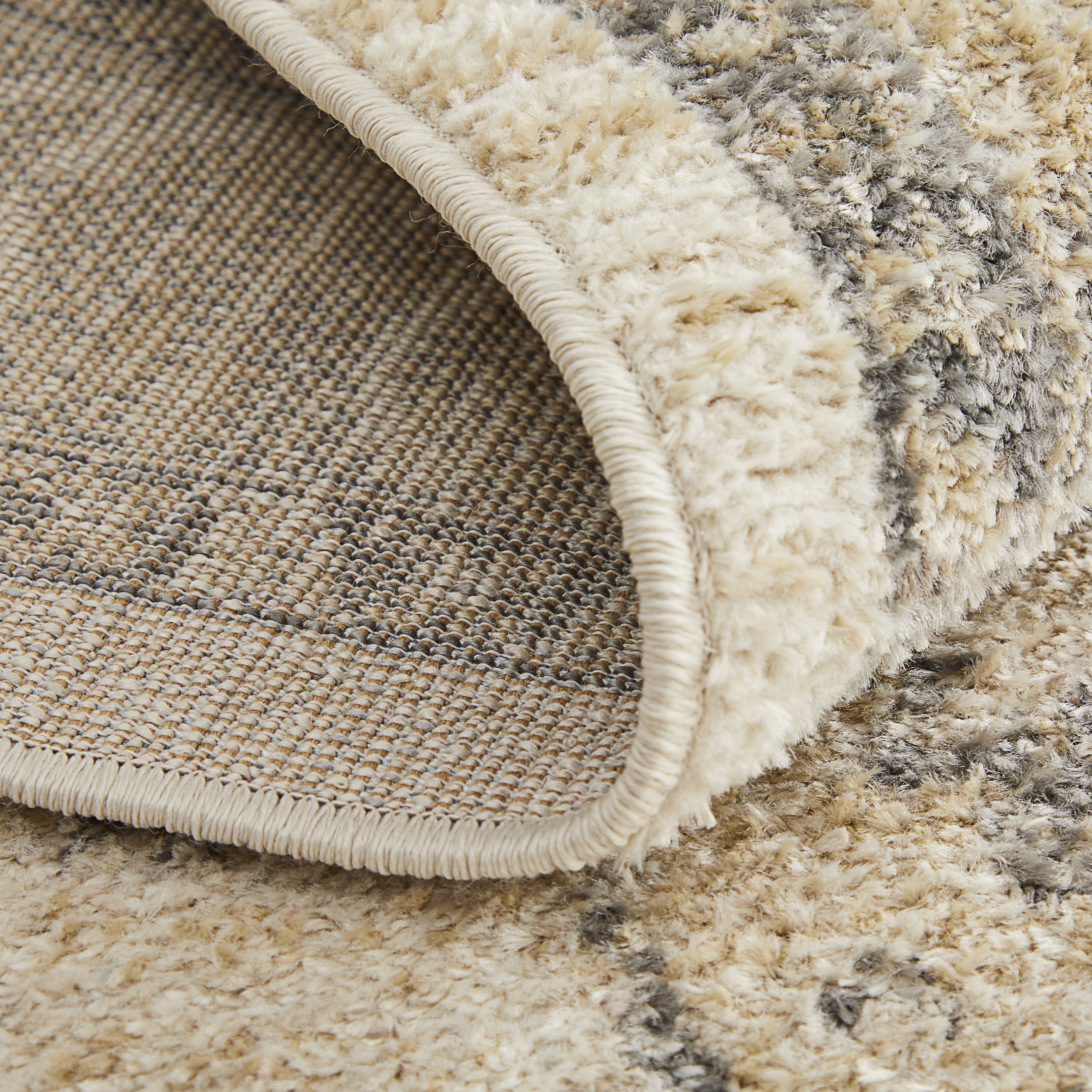 Camellia Transitional Medallion - Ivory/Gray