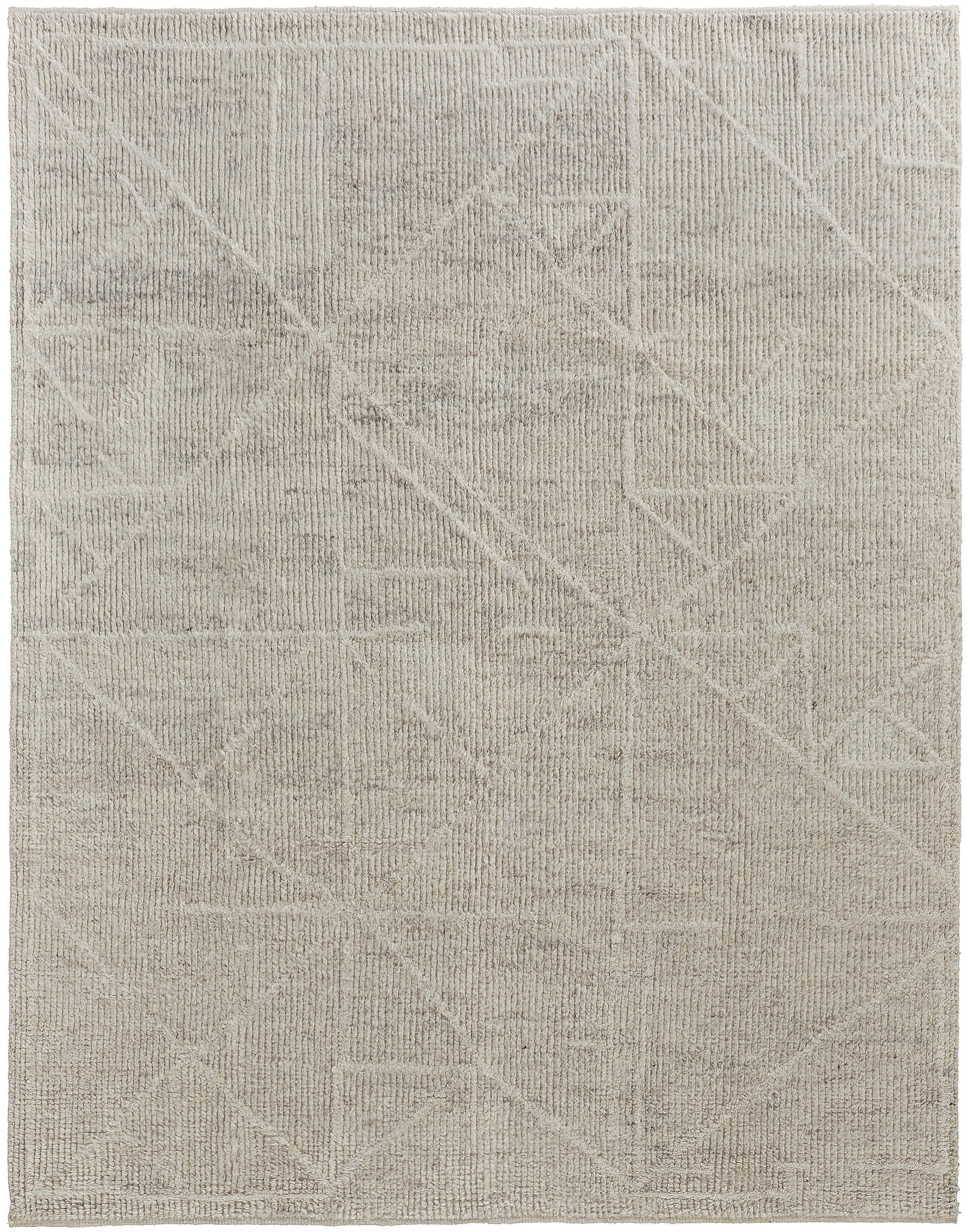 Alford Modern Solid - Ivory/Tan Area Rug