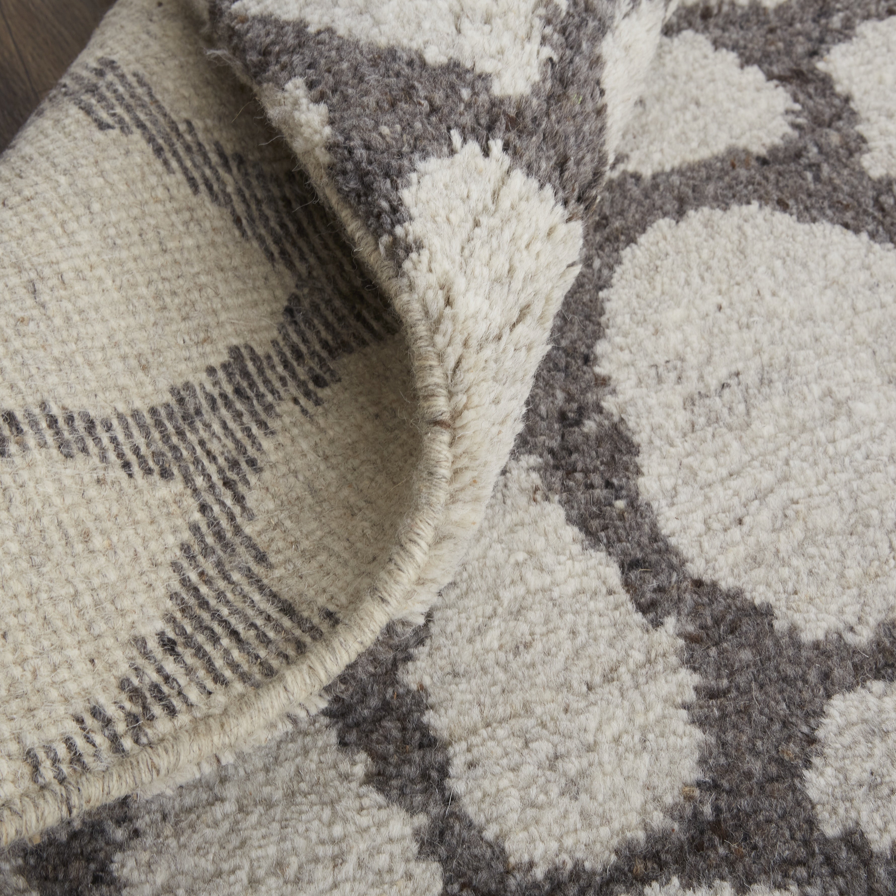 Belden Transitional Abstract - Ivory/Gray Area Rug